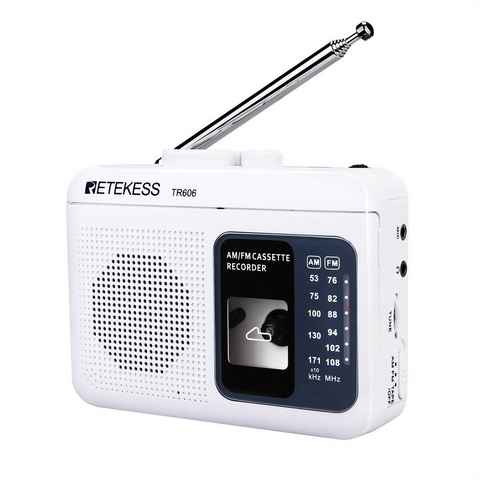 Retekess TR606 Tragbarer Kassettenrekorder und Walkman für Ostergeschenk UKW-Radio (FM, AM, Tape Recorder, Kassettenspieler)