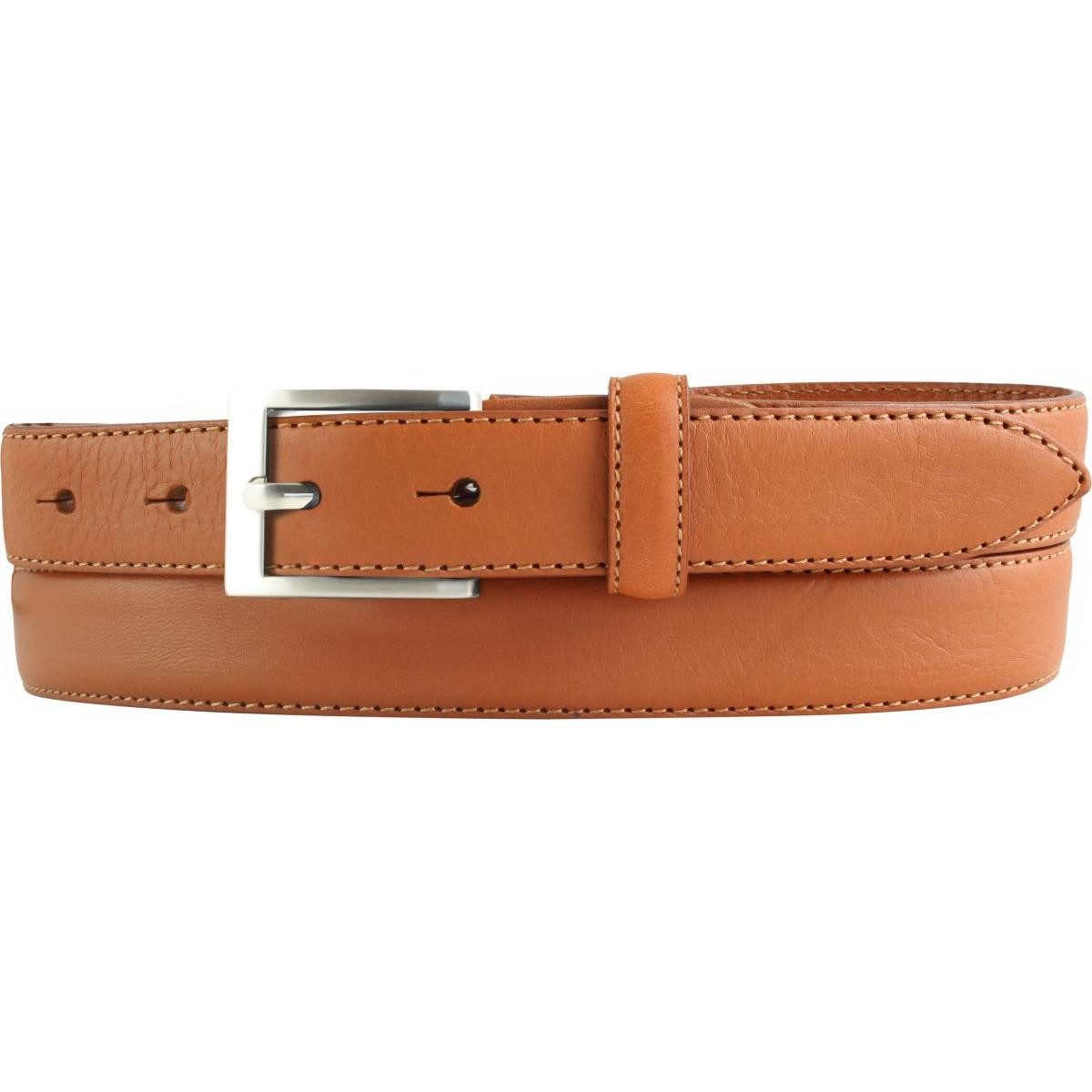 Ledergürtel Gürtel aus Vollrindleder 2,5 cm - Schmaler Gürtel für Herren und Damen