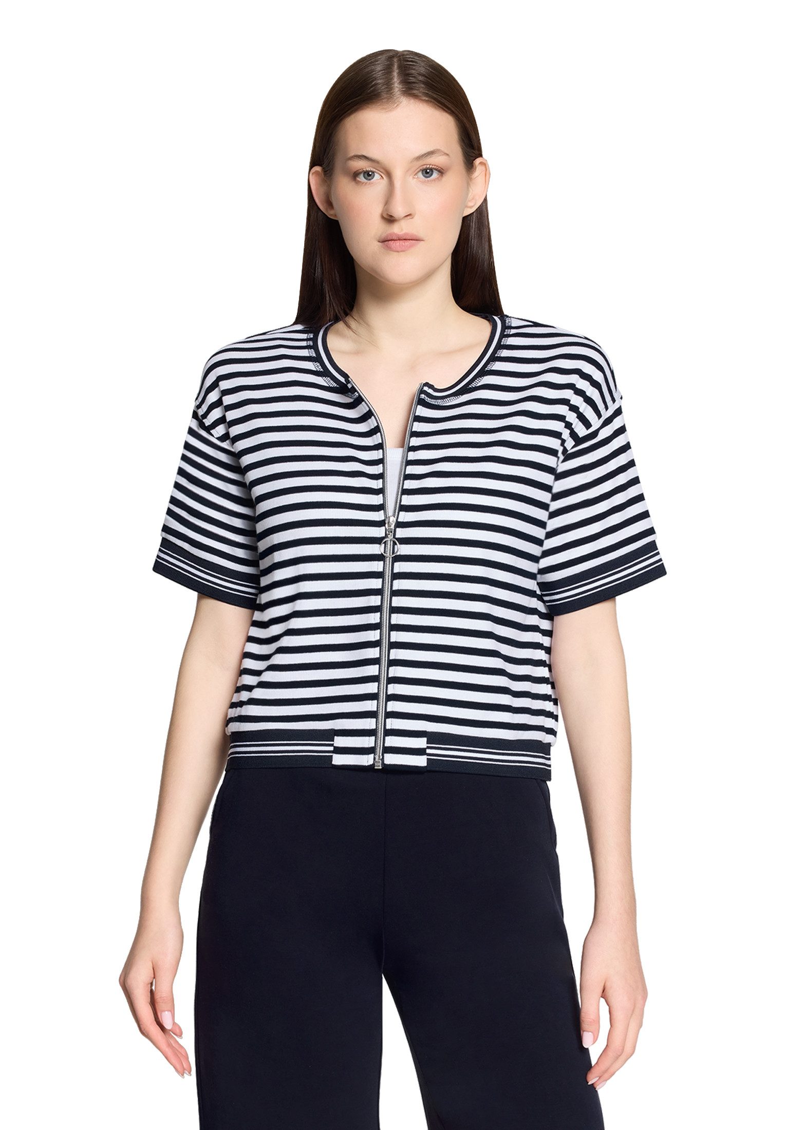 Betty Barclay Shirtjacke Damen mit Reißverschluss (1-tlg)