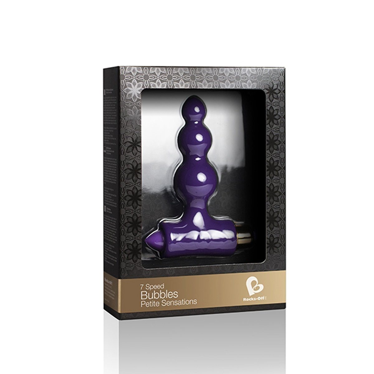 Petite Lila Anal-Plug - Sensations Analvibrator Rocks-Off Vibration Bubbles mit