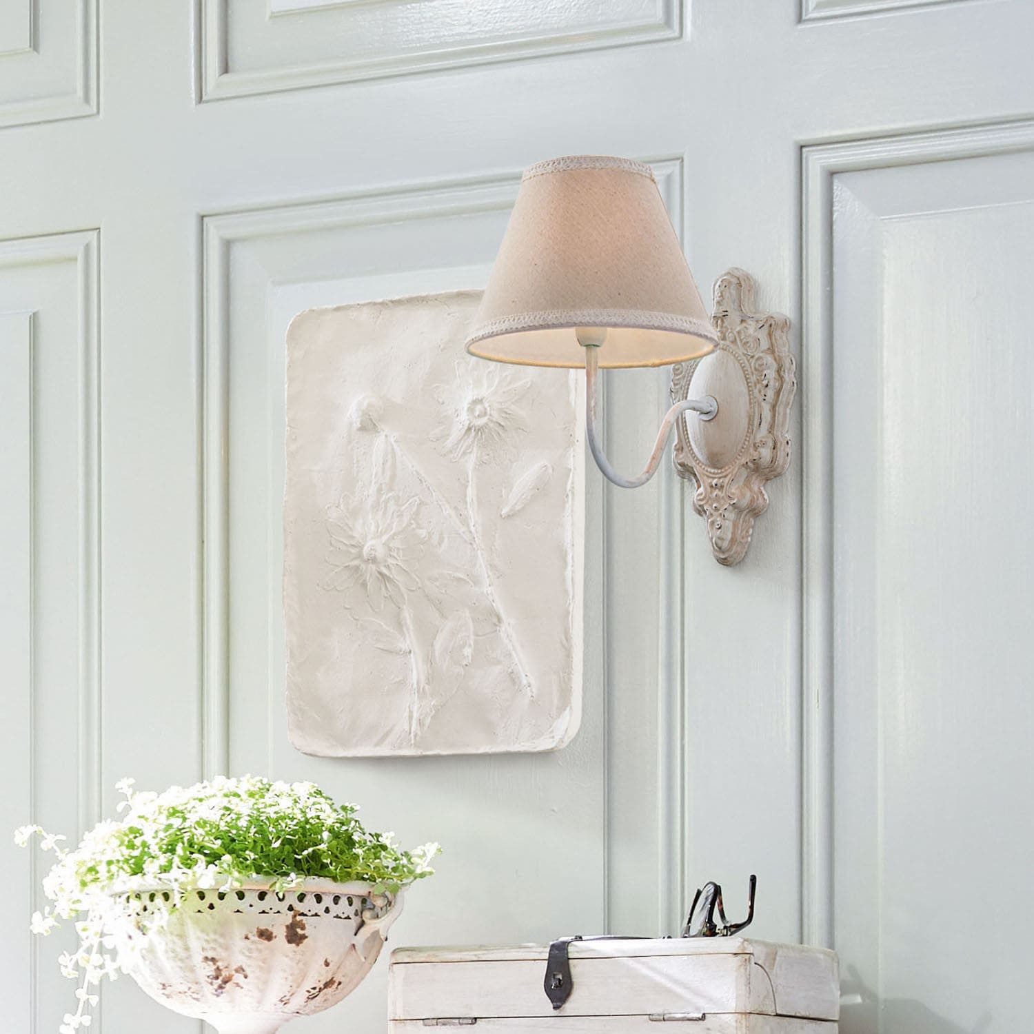 Mirabeau Wandleuchte Wandlampe Ascoux antikbeige
