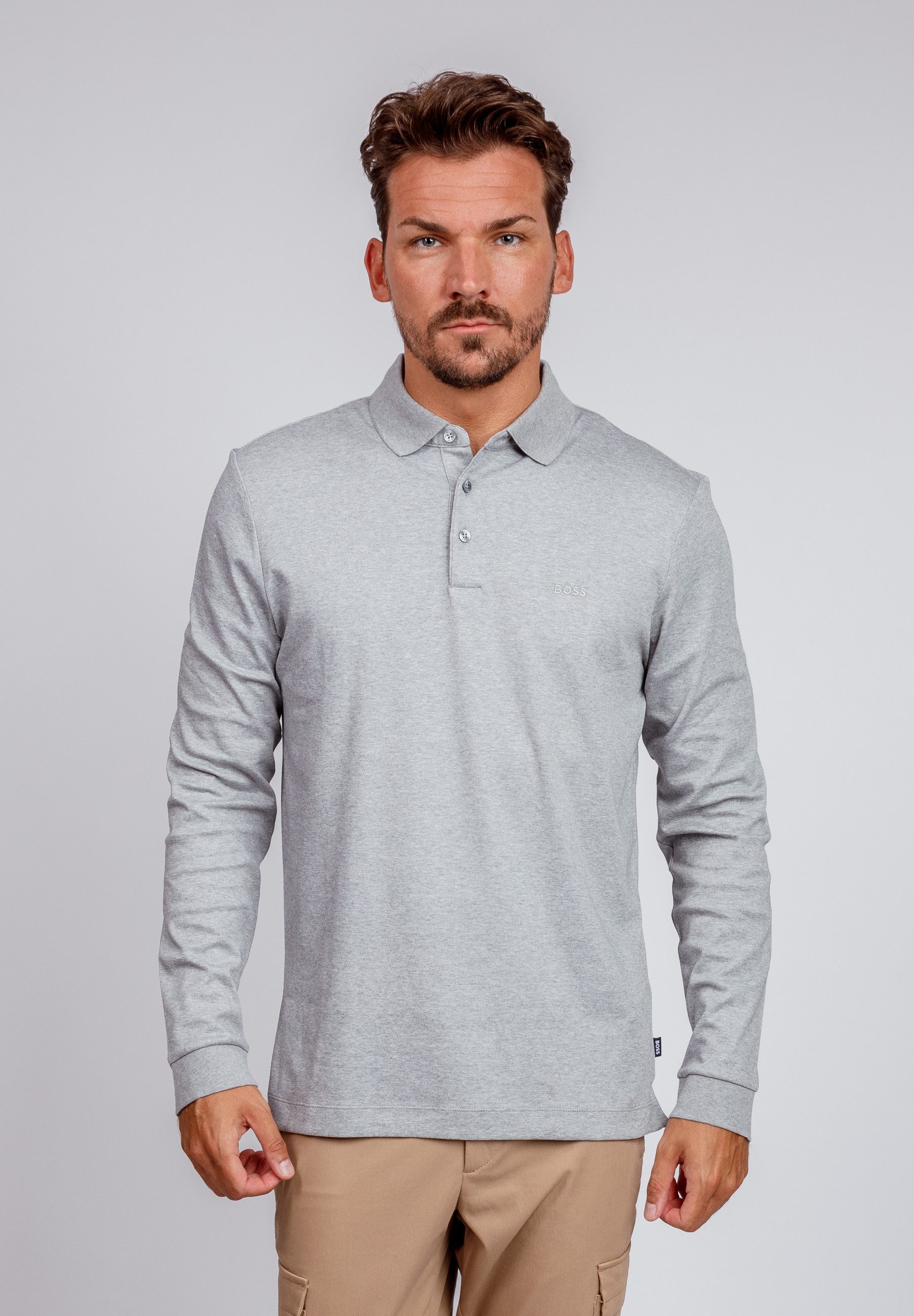 BOSS Poloshirt Pado mit Logo (1-tlg)