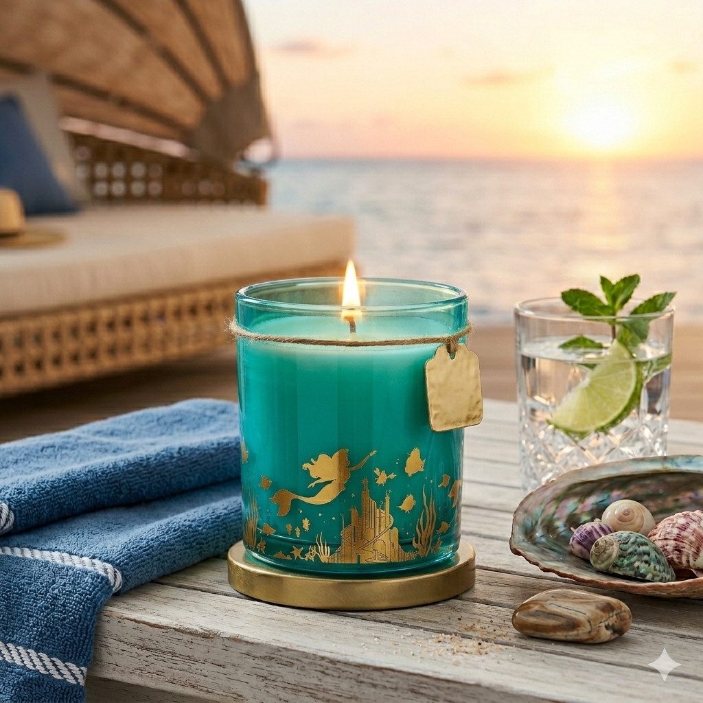 Rituals Duftkerze Disney Arielle die Meerjungfrau Kerze Korallenblume & Mersalz