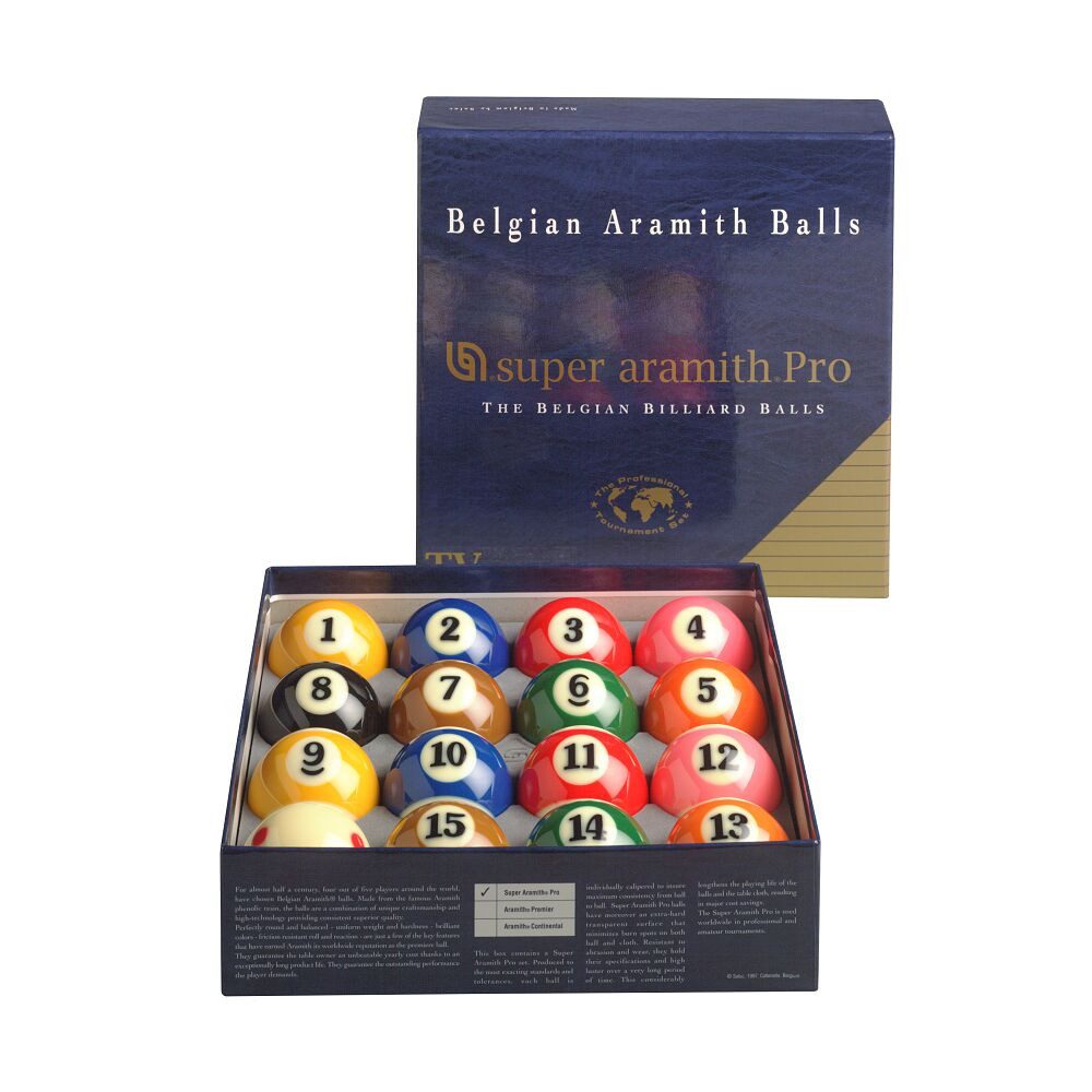 Aramith Billardtisch Billardkugeln Pro-Cup TV, Einsatz bei weltweiten Turnieren