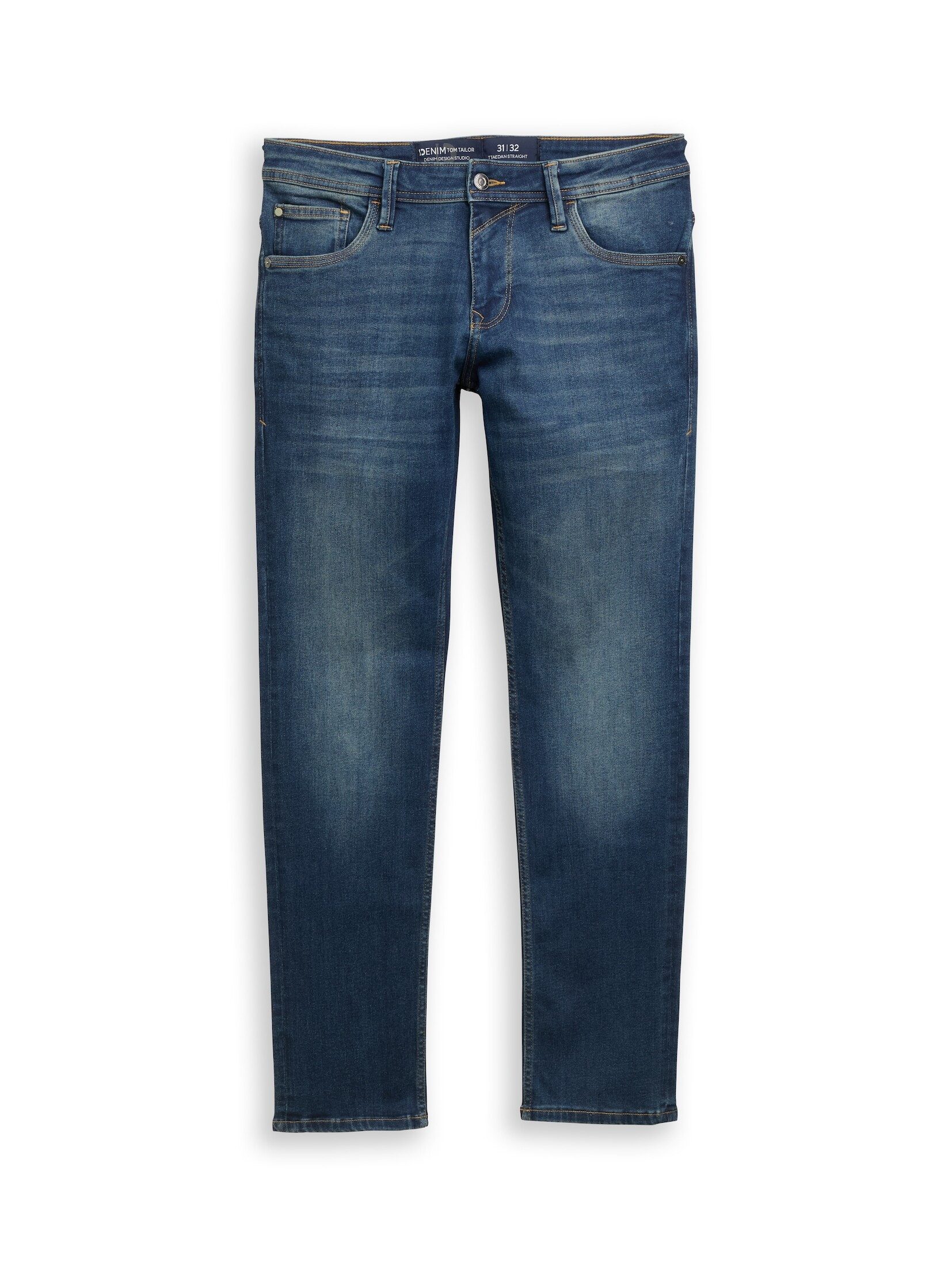 TOM TAILOR Denim Straight-Jeans Jeanshosen TTAEDAN STRAIGHT Jeans
