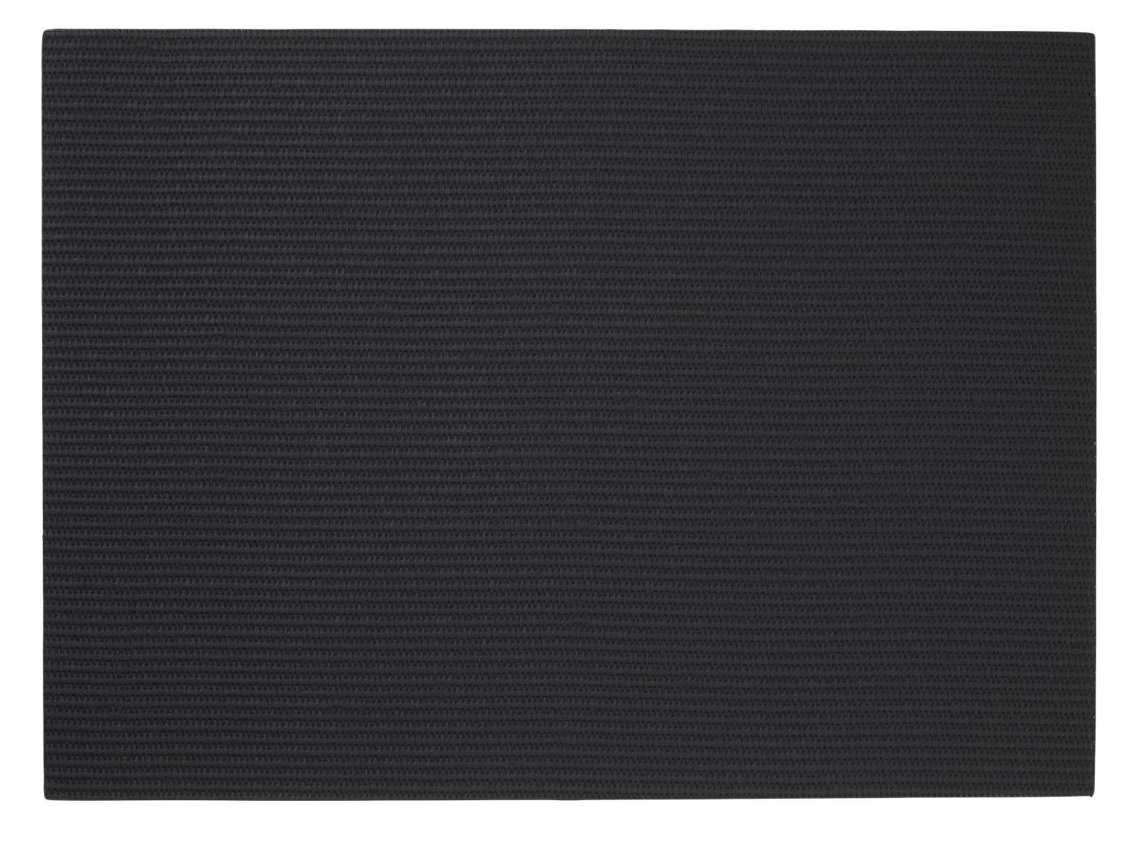 BITZ Tischset 4er-Set: Leder-Optik, Abwaschbar, 46x33 Cm, Schwarz/Grau, Wendbar, Rustikal-modern