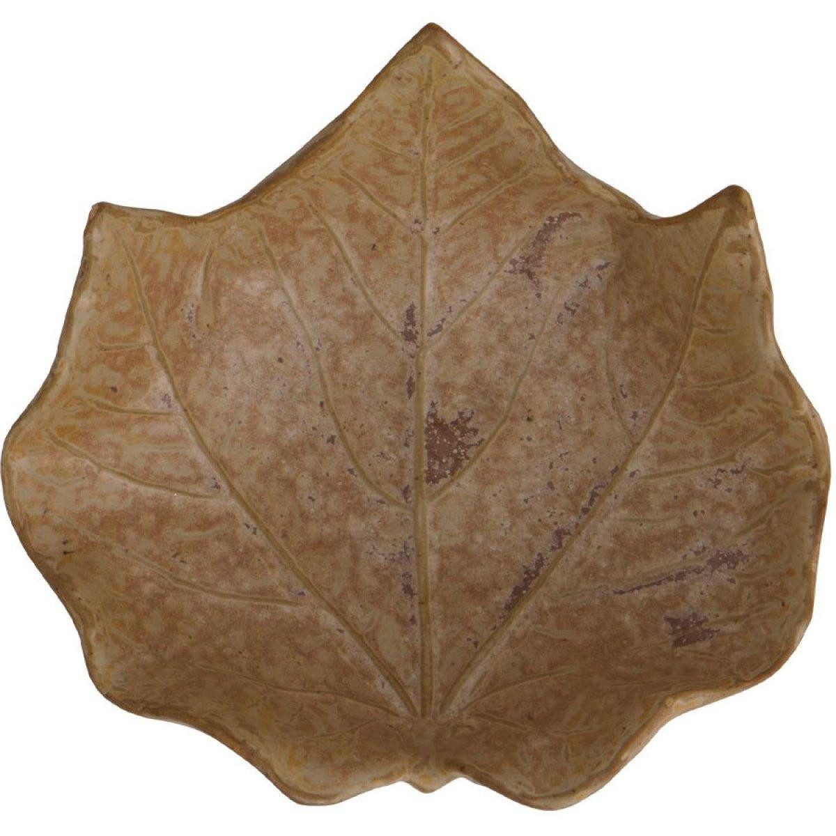 Ib Laursen Servierschale Ib Laursen Schale Blattschale Blatt Braun (14,7cm)