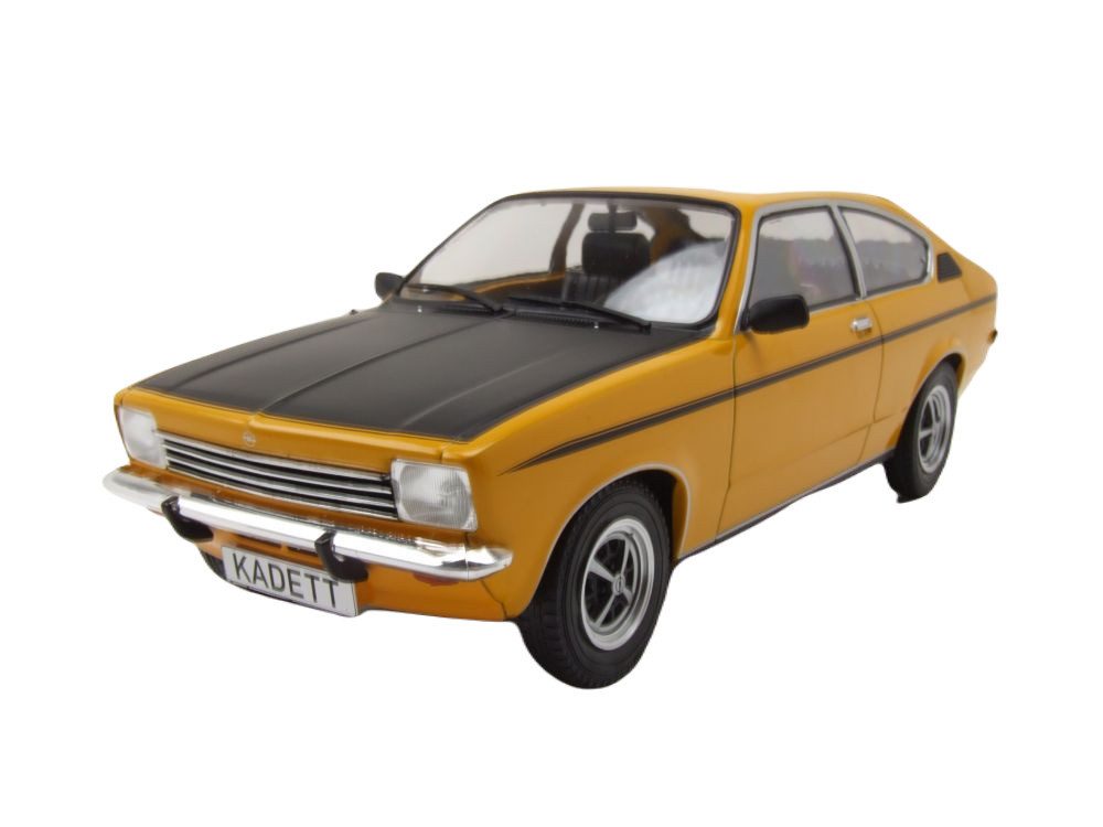 MCG Modellauto Opel Kadett C Coupe SR 1975 orange schwarz, Maßstab 1:18