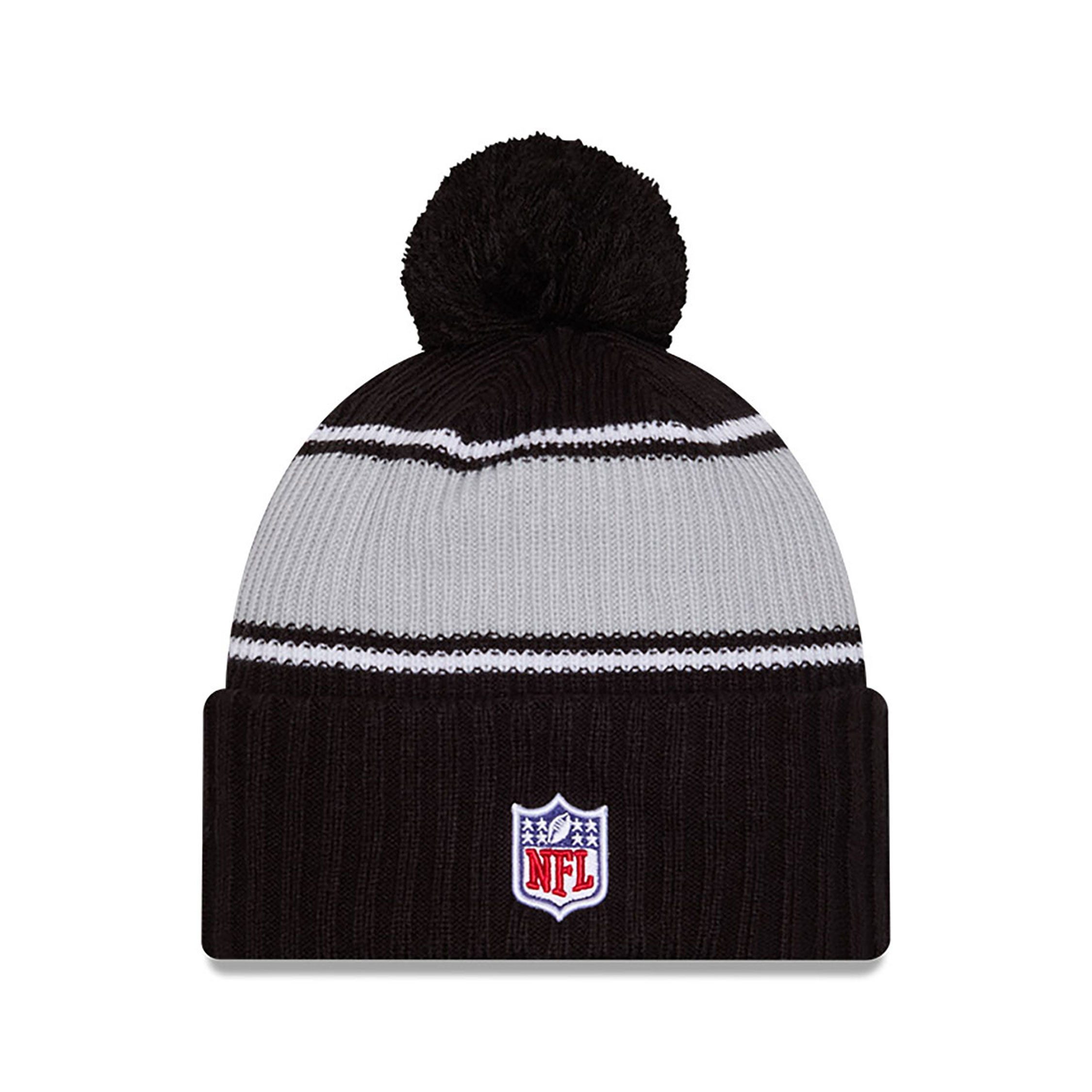 New Era Bommelmütze Mütze New Era NFL24 Las Vegas Raiders doppelt gelegter Umschlag