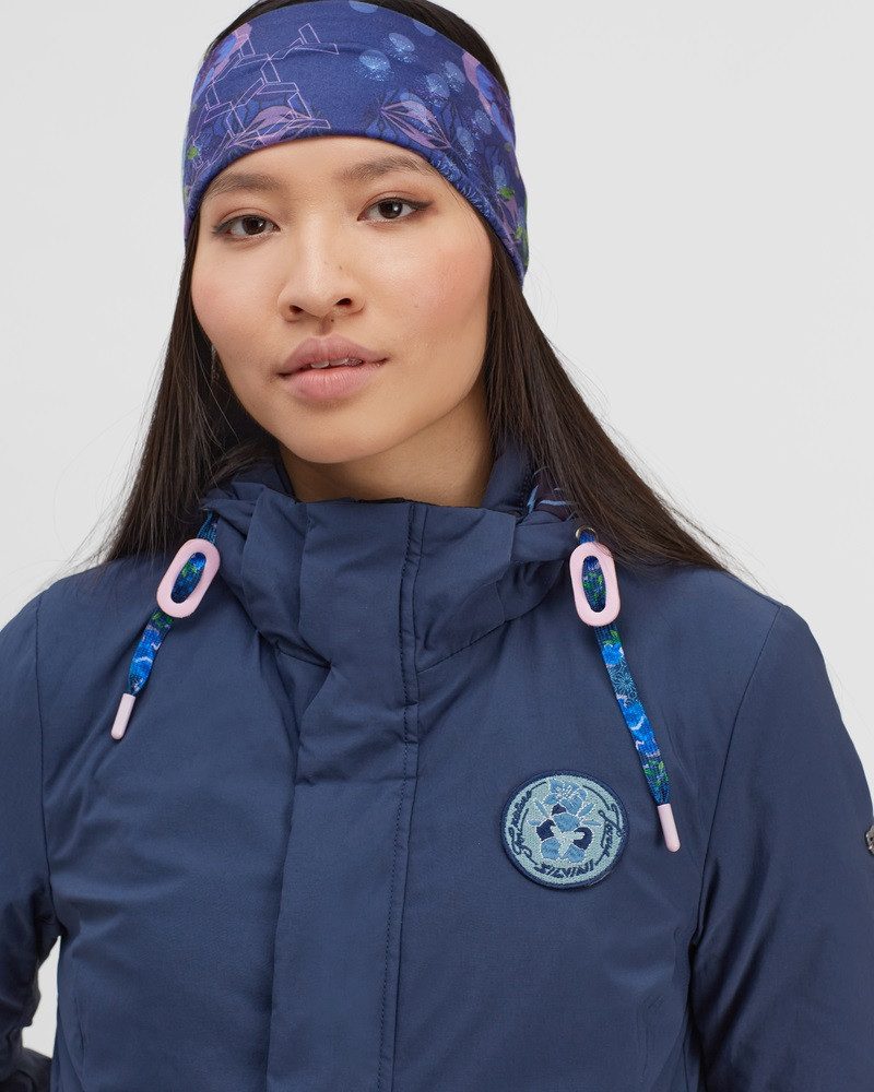 silvini Wintermantel Monteso mit PrimaLoft Isolierung navyblau Damen