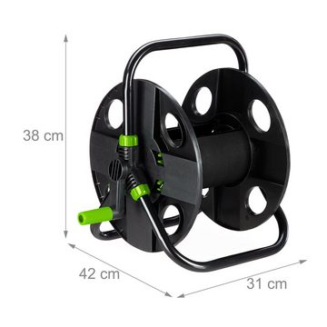 relaxdays Schlauchtrommel Schlauchtrommel 30 Meter 1/2" Schlauch