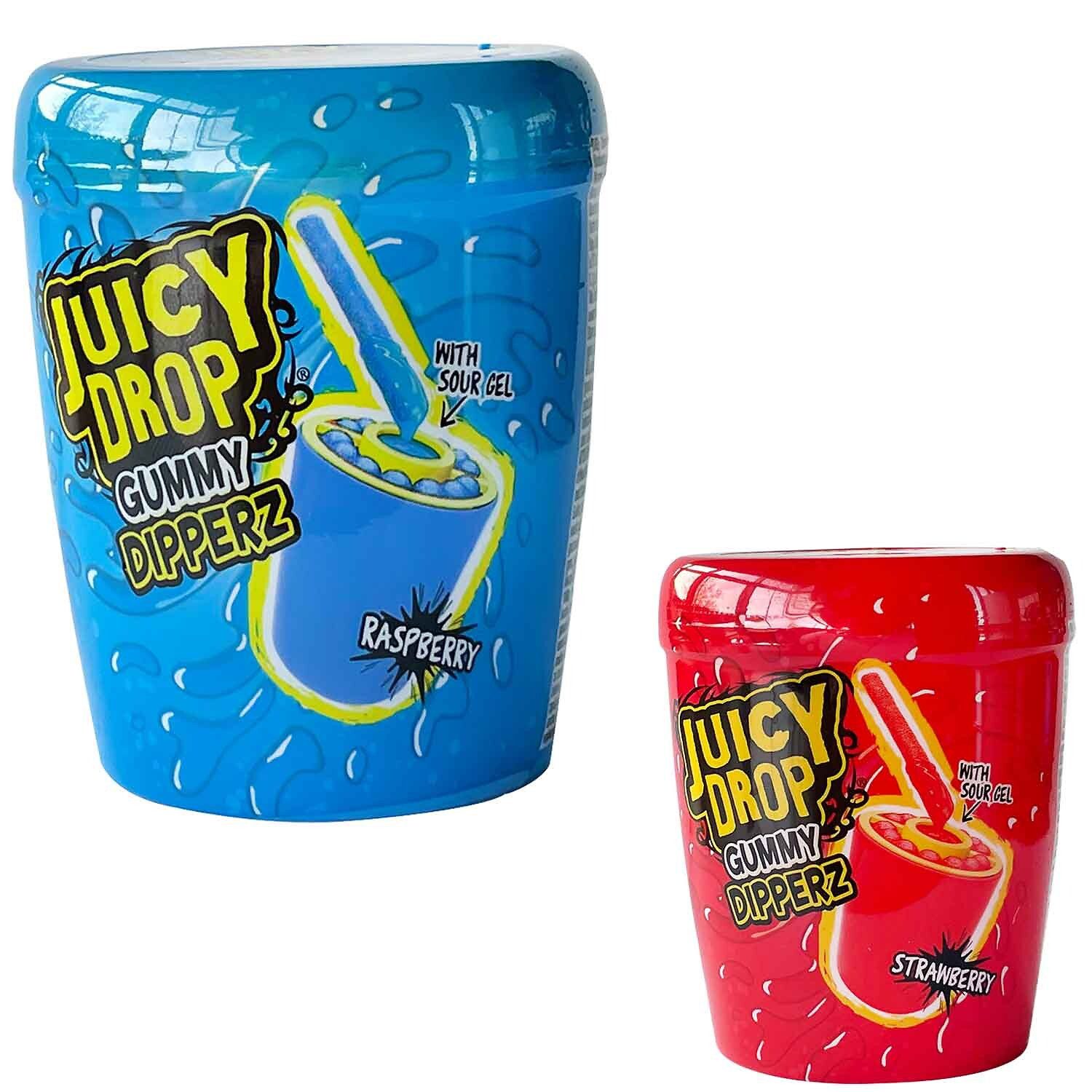 Bazooka Süßigkeit, 1 x 96 g, Bazooka Juicy Drop Gummy Dipperz