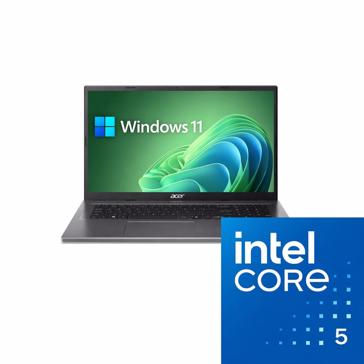 Acer Aspire A17 Notebook (43,9 cm/17.3 Zoll, Intel Core i5 120U, Intel Graphics, 16 GB, 1000 GB SSD)