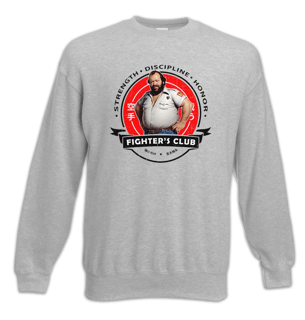 Urban Backwoods Sweatshirt Fighter's Club Bud I Sweatshirt Buddy Mücke Bomber Fist Fight Spencer (1-tlg) Krokodil Nilpferd Spaghetti Western