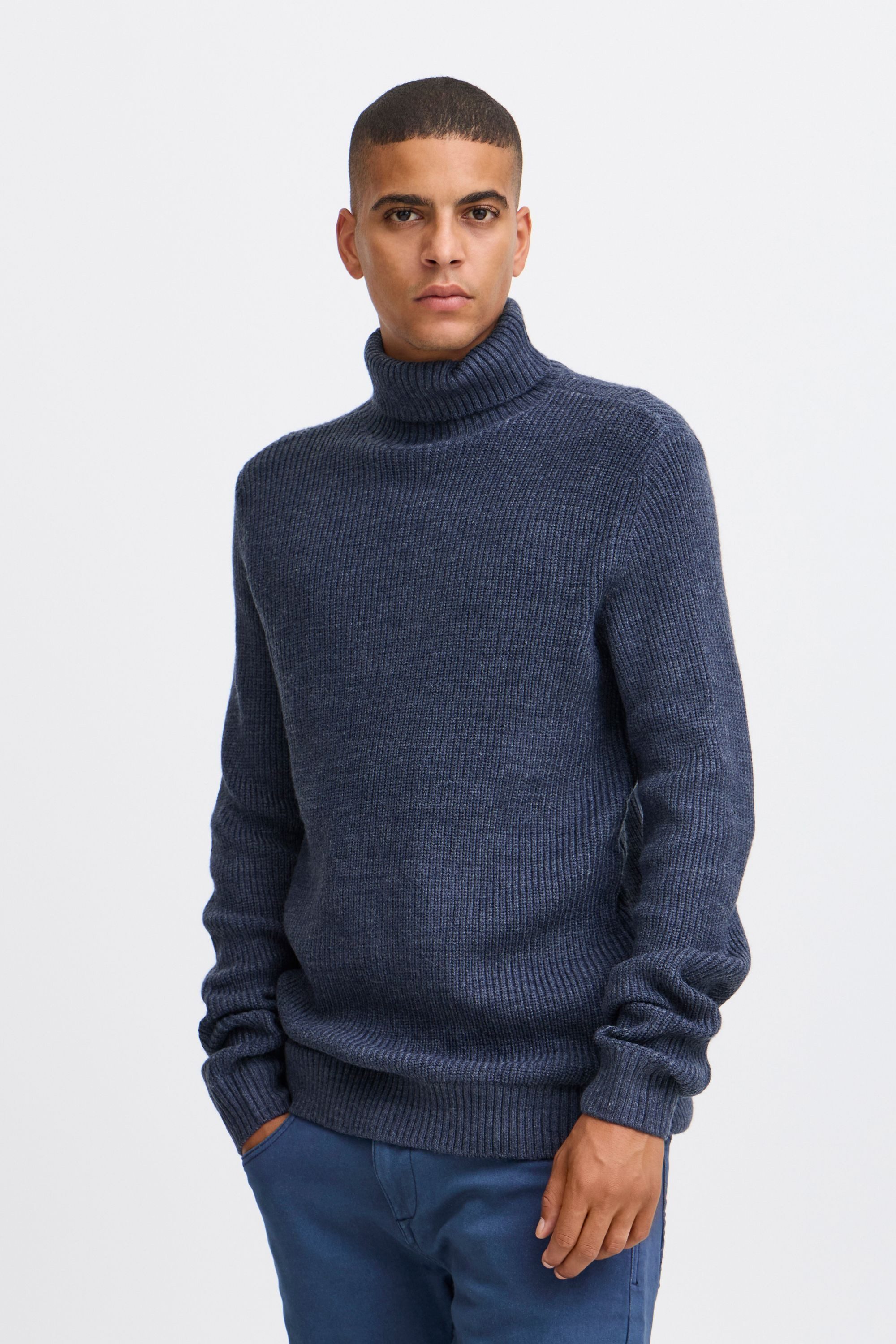 Blend Strickpullover BHPullover Klassischer Grobstrickpullover mit Rollkrag günstig online kaufen