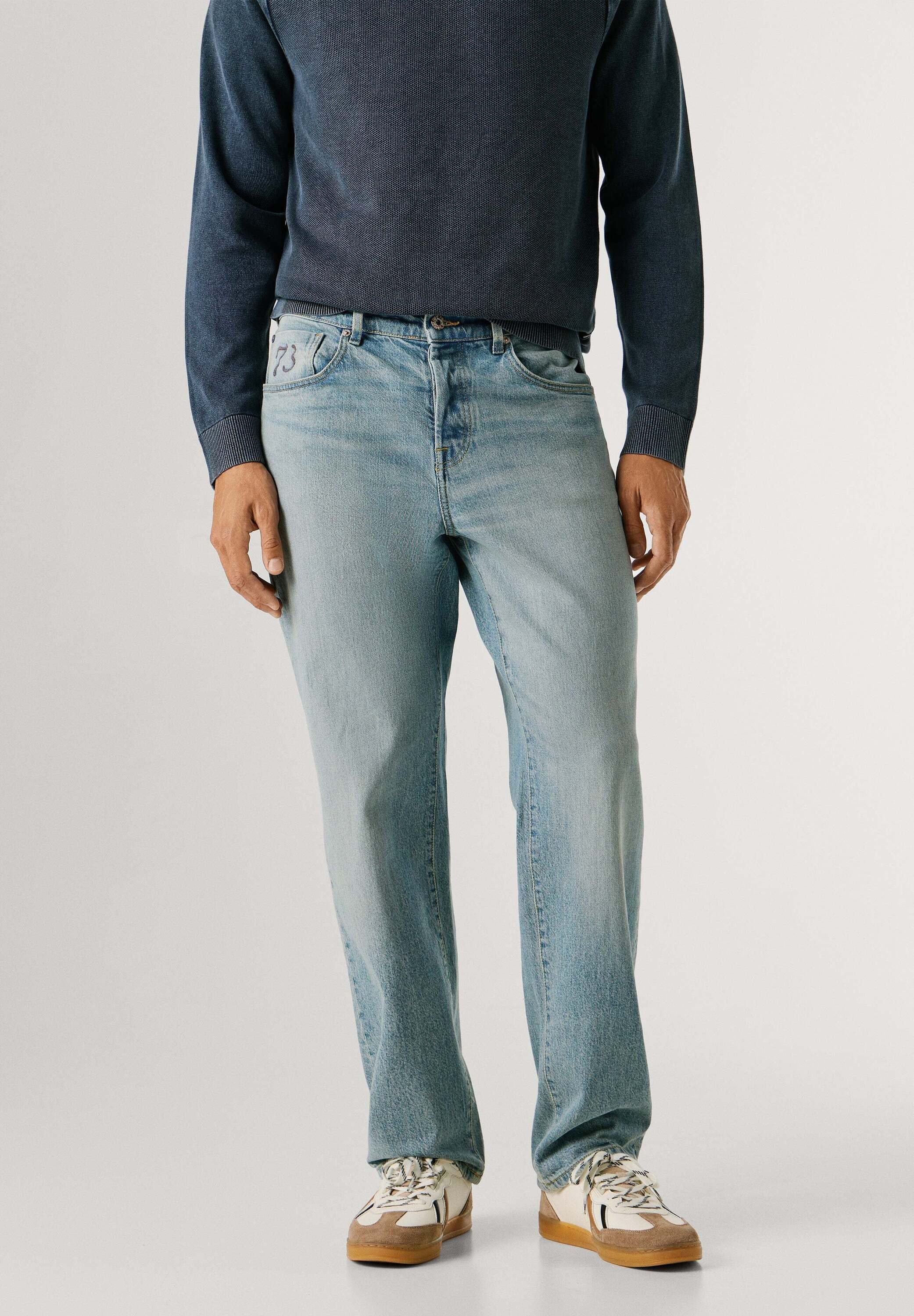 Pepe Jeans Straight-Jeans straight leg jeans STRAIGHT JEANS DALSTON SUMMER STONE