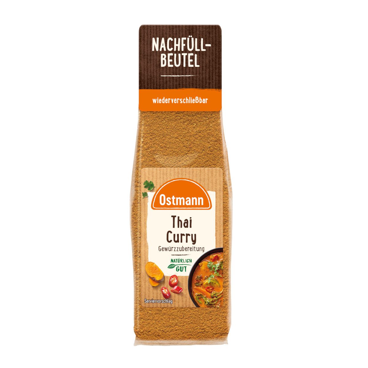 Ostmann Gewürz, Ostmann Thai-Curry-Gewürzzubereitung intensiv exotisch Packung 50g