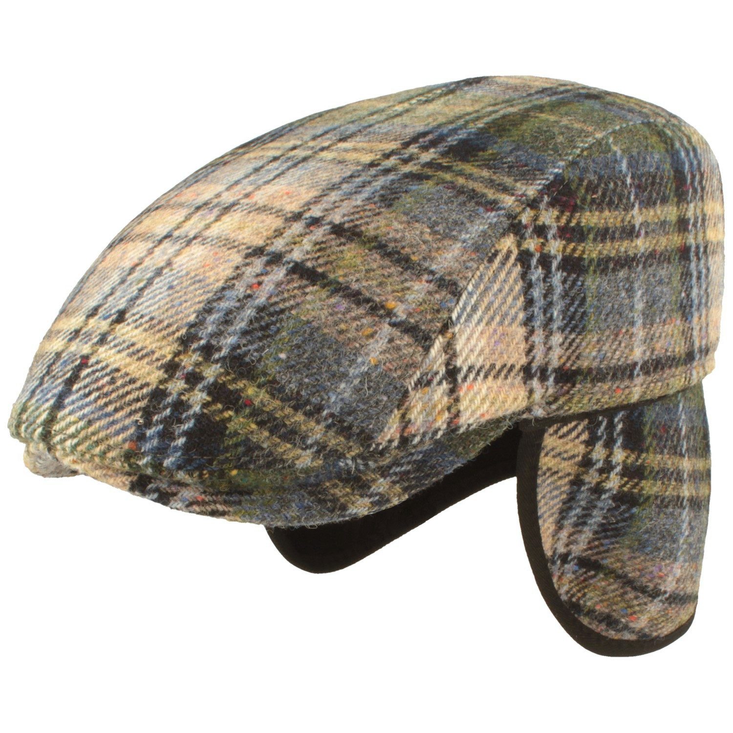 Göttmann Schiebermütze Flatcap Richmond mit Ohrenschutz aus Wolle