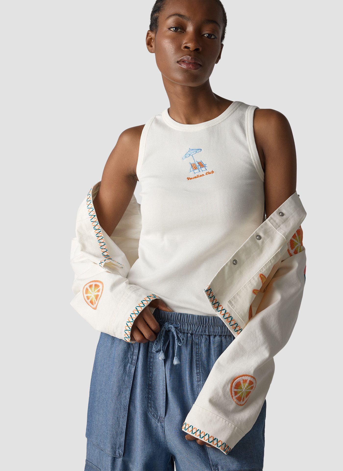 LeComte Kurzarmshirt Orange Juice