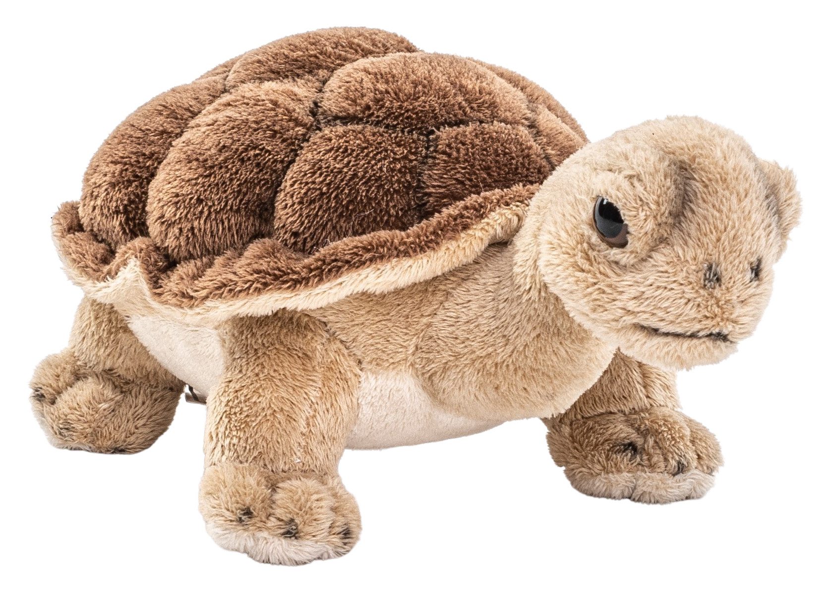 Uni-Toys Kuscheltier Landschildkröte - 19 cm oder 28 cm - Plüsch-Schildkröte, Plüschtier, zu 100 % recyceltes Füllmaterial