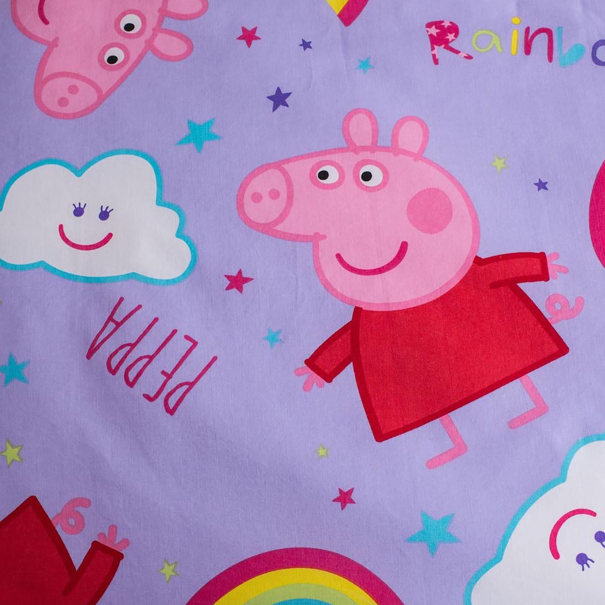 Peppa Pig Kinderbettwäsche Peppa Wutz Kinderbettwäsche 100 x 135 + 40 x 60 cm, 100% Baumwolle, Renforcé, 2 teilig