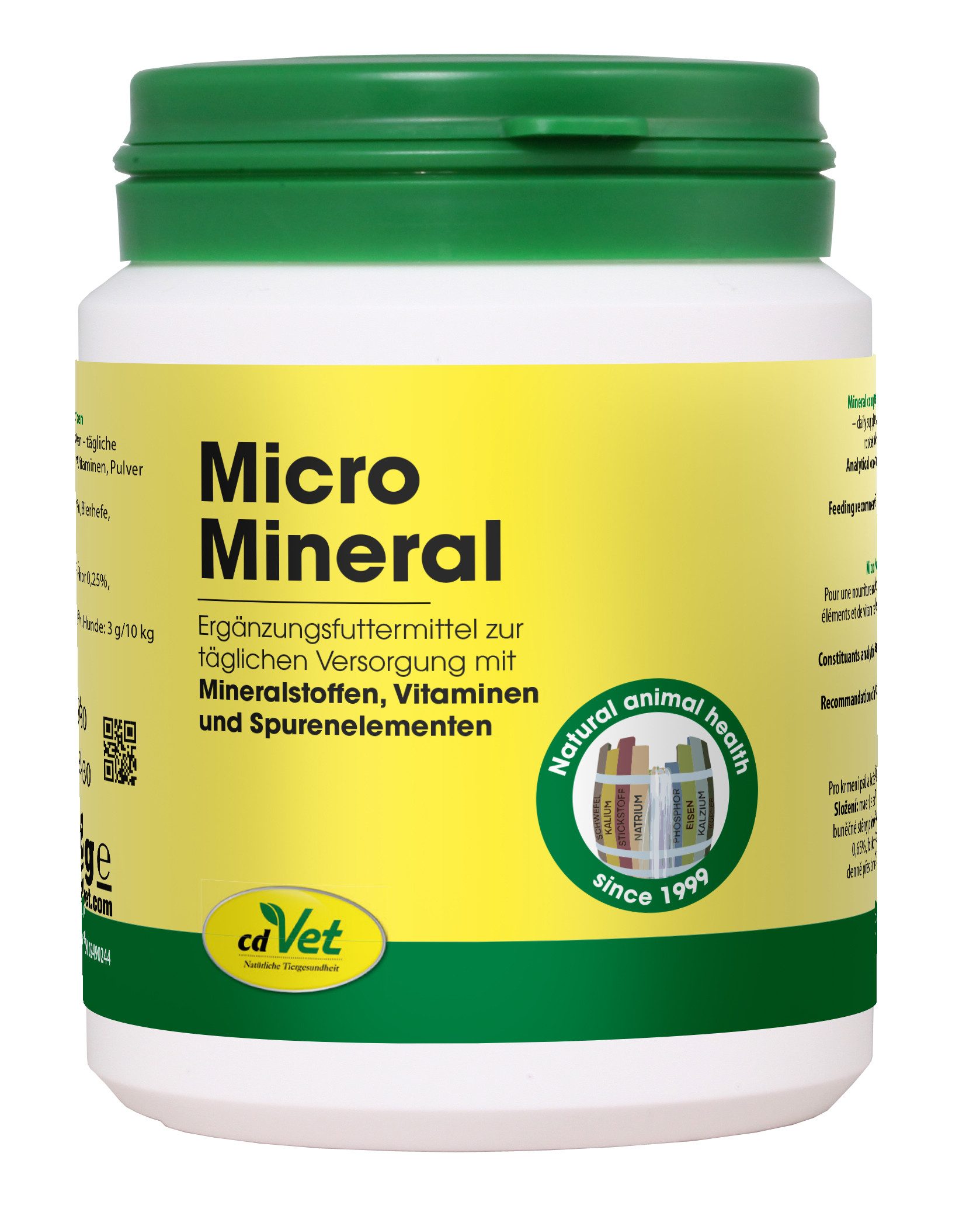 cdVet cdVet MicroMineral Hund & Katze, Nahrungsergänzungsmittel für: Katzen, Hunde, enthält 100% rein natürliche Zutaten