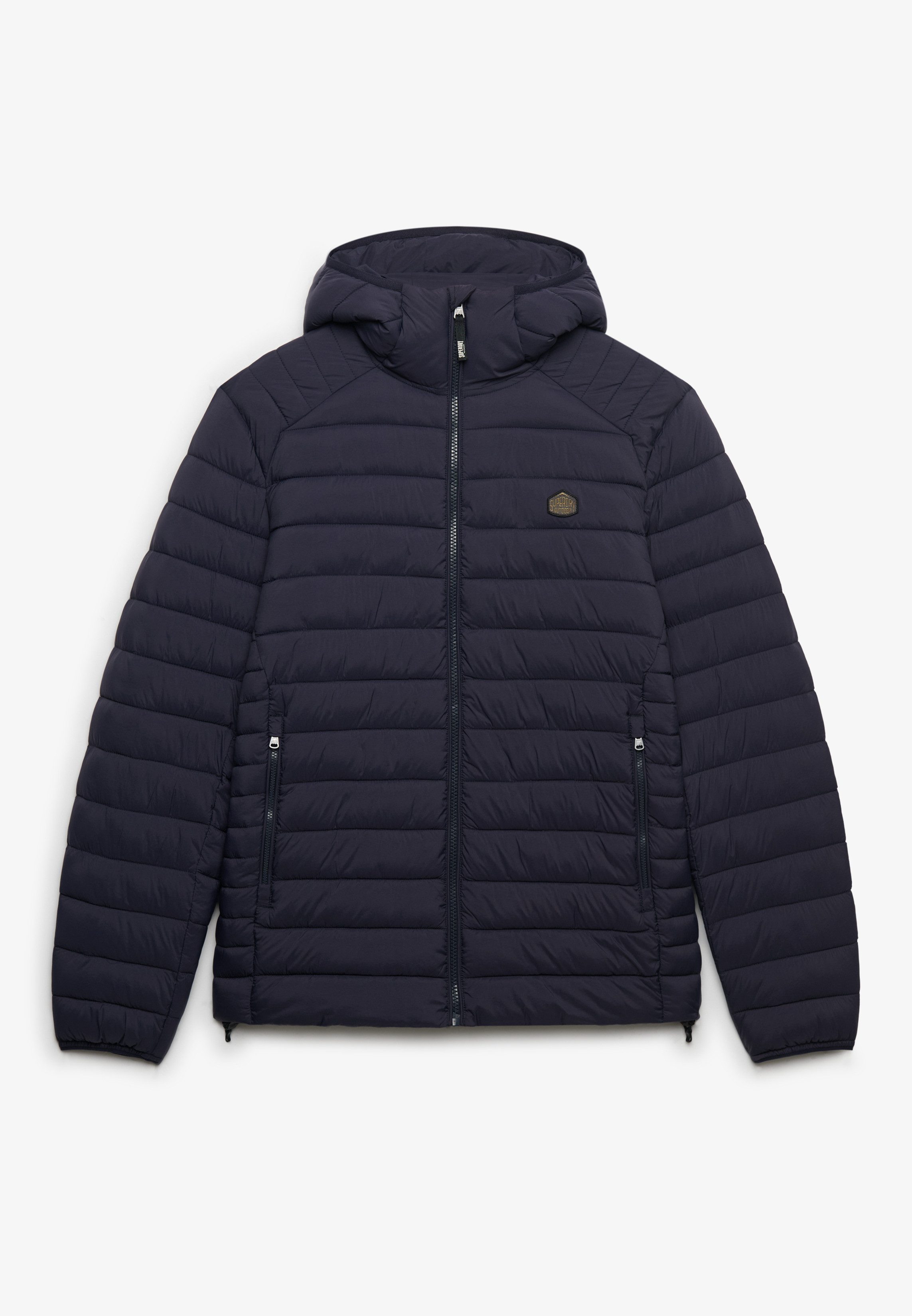 Superdry Steppjacke Hooded Fuji Lite Jacket slim fit Form, mit Kapuze