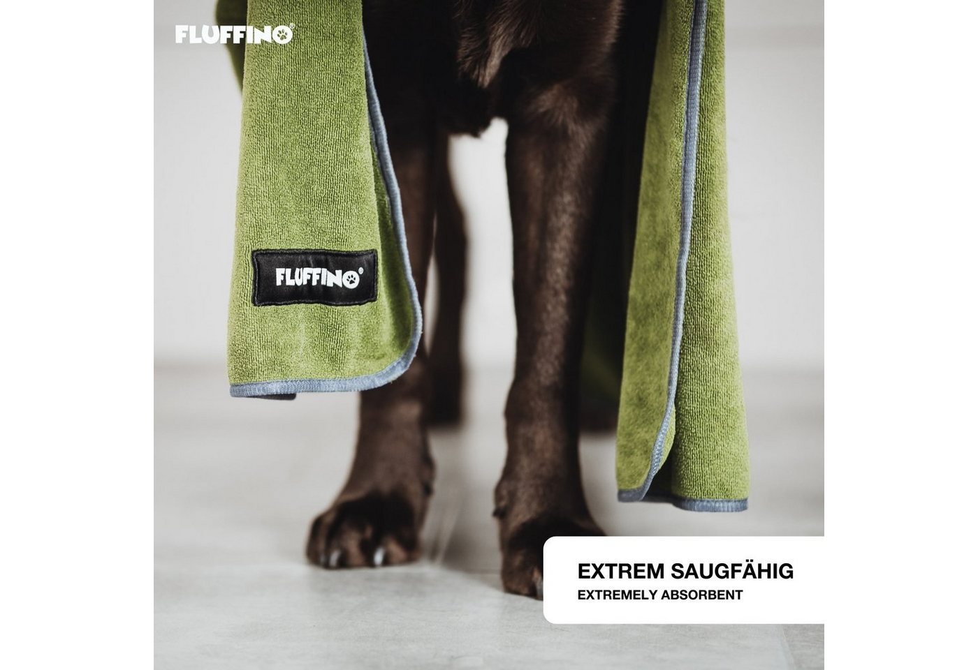 Thumbnail - FLUFFINO® Hundehandtuch Mikrofaser 2er-Pack 90x50cm, (2-St)