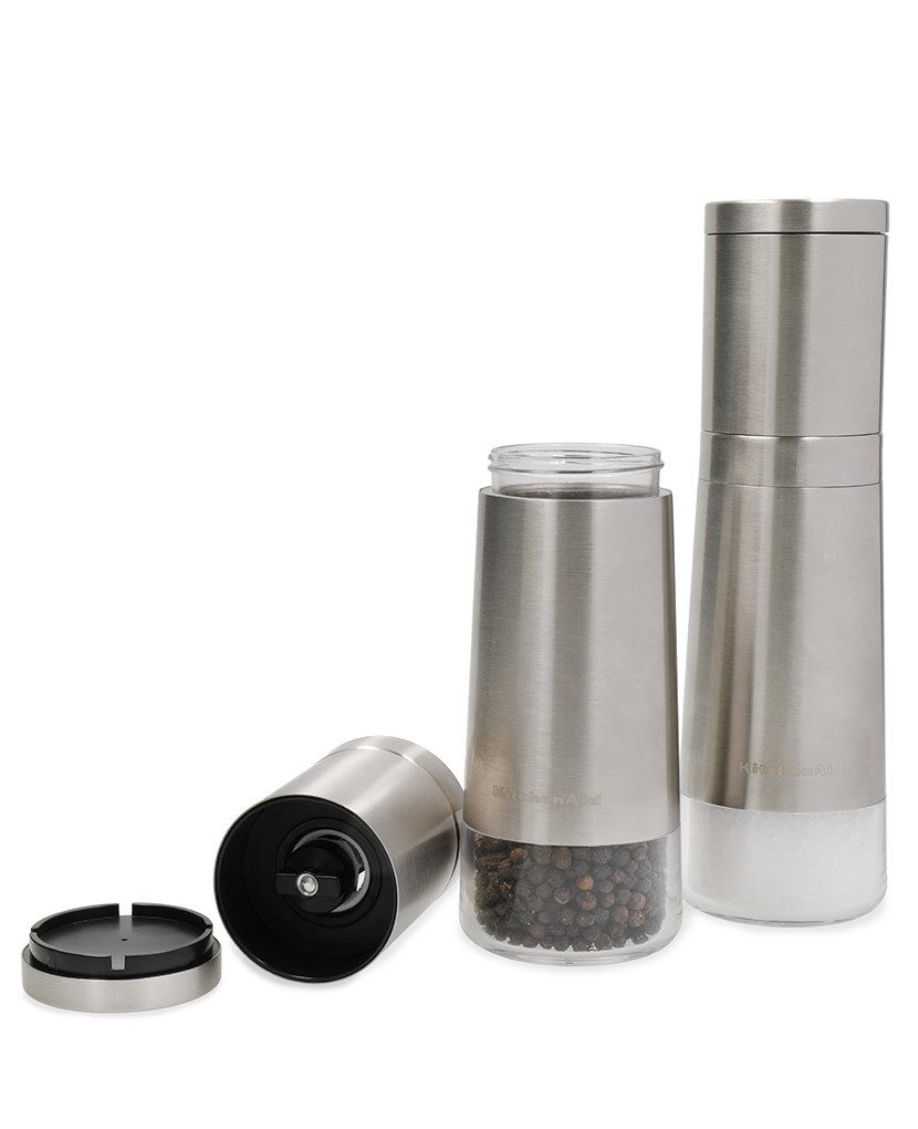 KitchenAid Salz-/Pfeffermühle KOG988OSSSA, (2 Stück), EINFACHE ANWENDUNG