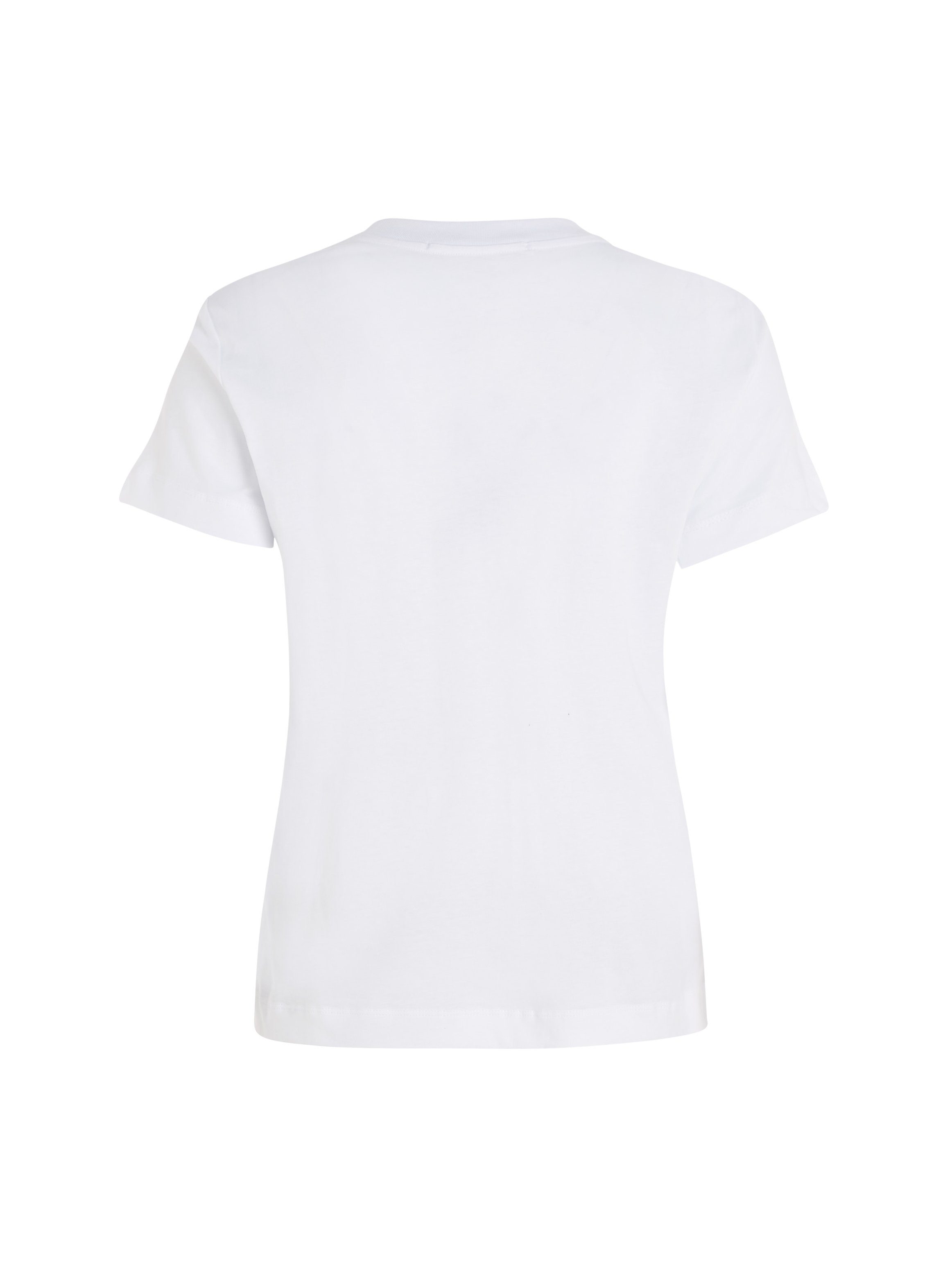 Calvin Klein Jeans Rundhalsshirt CORE TEE Bright (1-tlg) White REGULAR Monogramm mit Klein MONOGRAM Jeans Calvin
