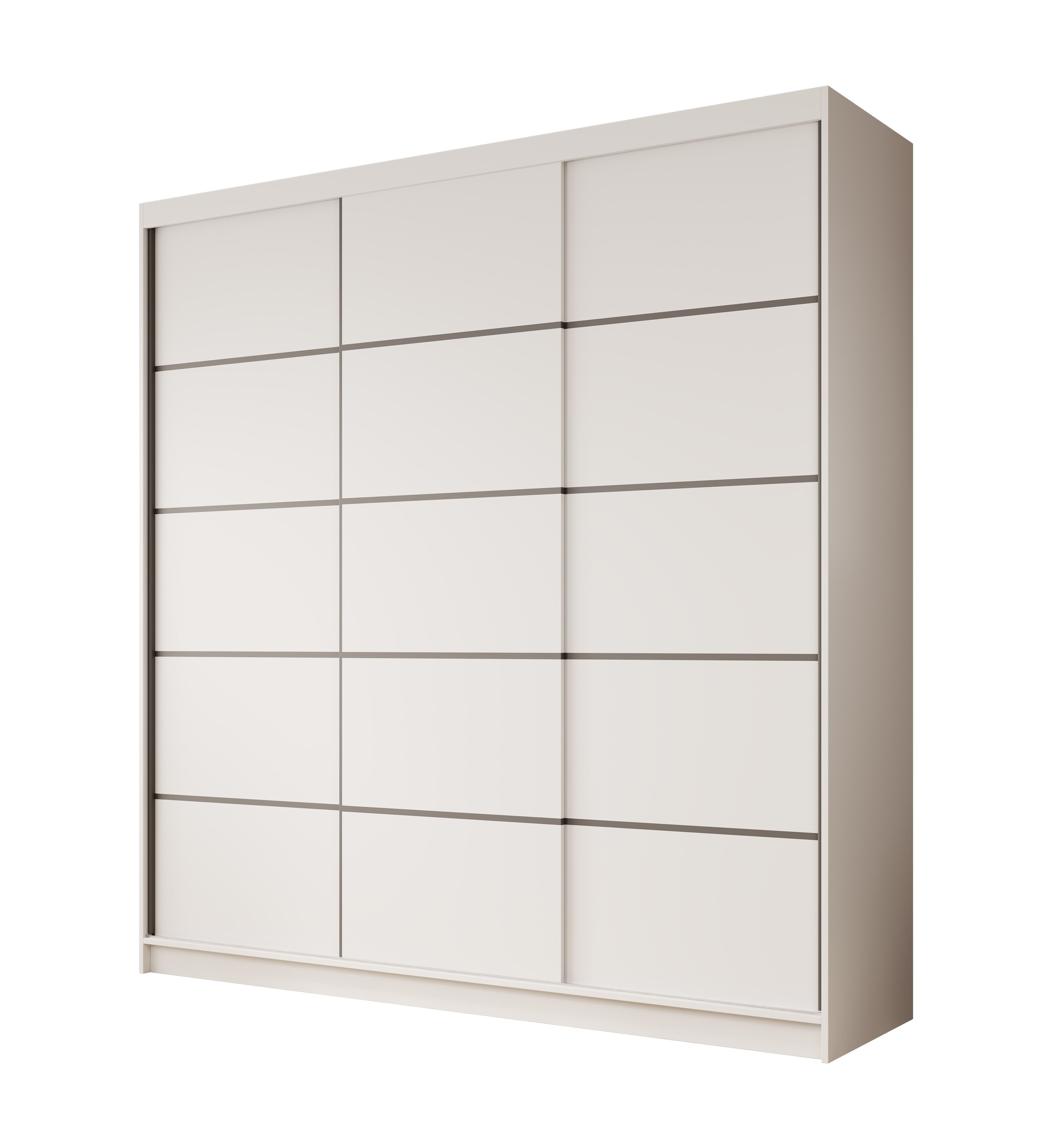 MOEBLO Schiebetürenschrank Tagra 200 (3 Türen, 11 Einlegeböden, Kleiderstan günstig online kaufen