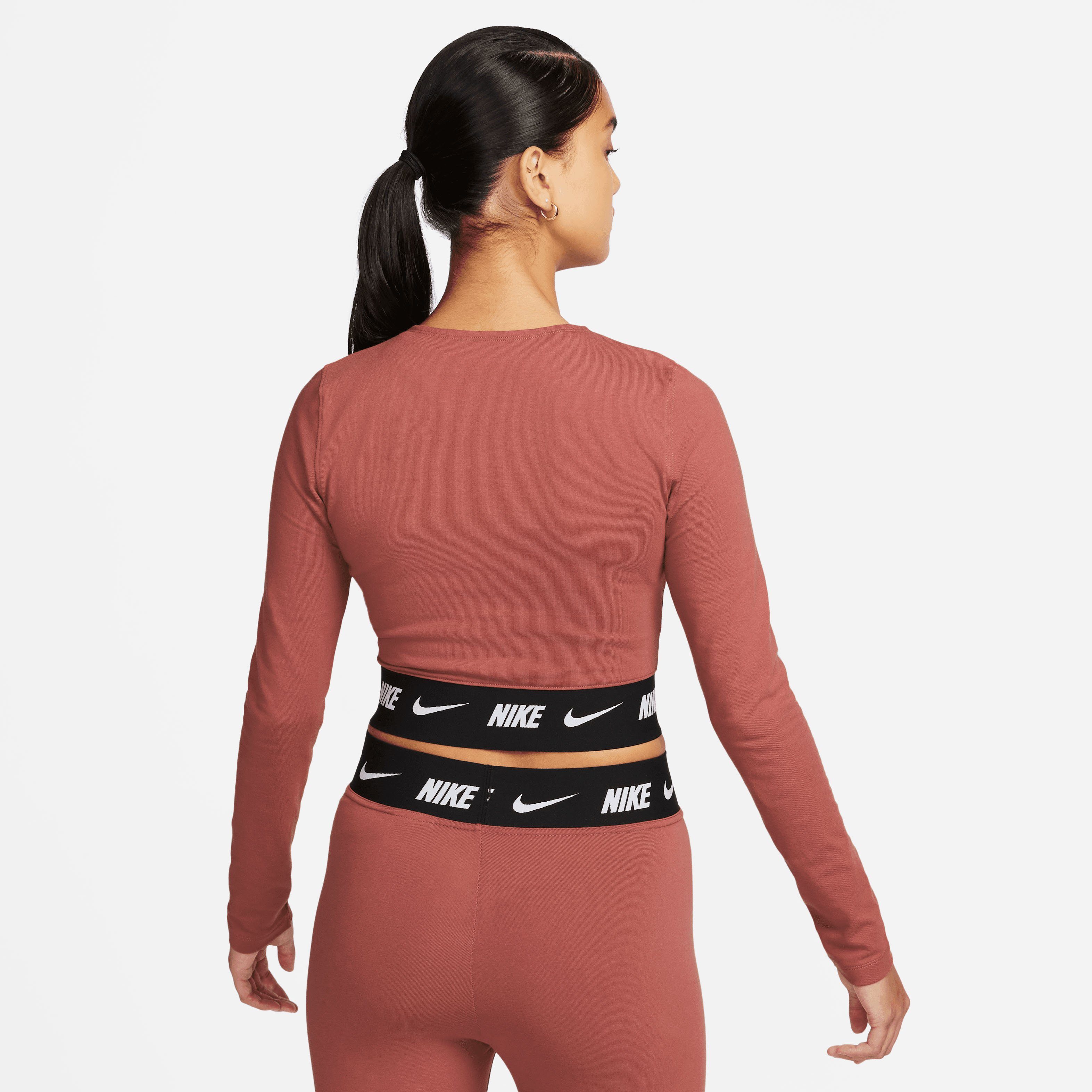 NSW Langarmshirt Nike Sportswear TOP LS W TAPE CROP