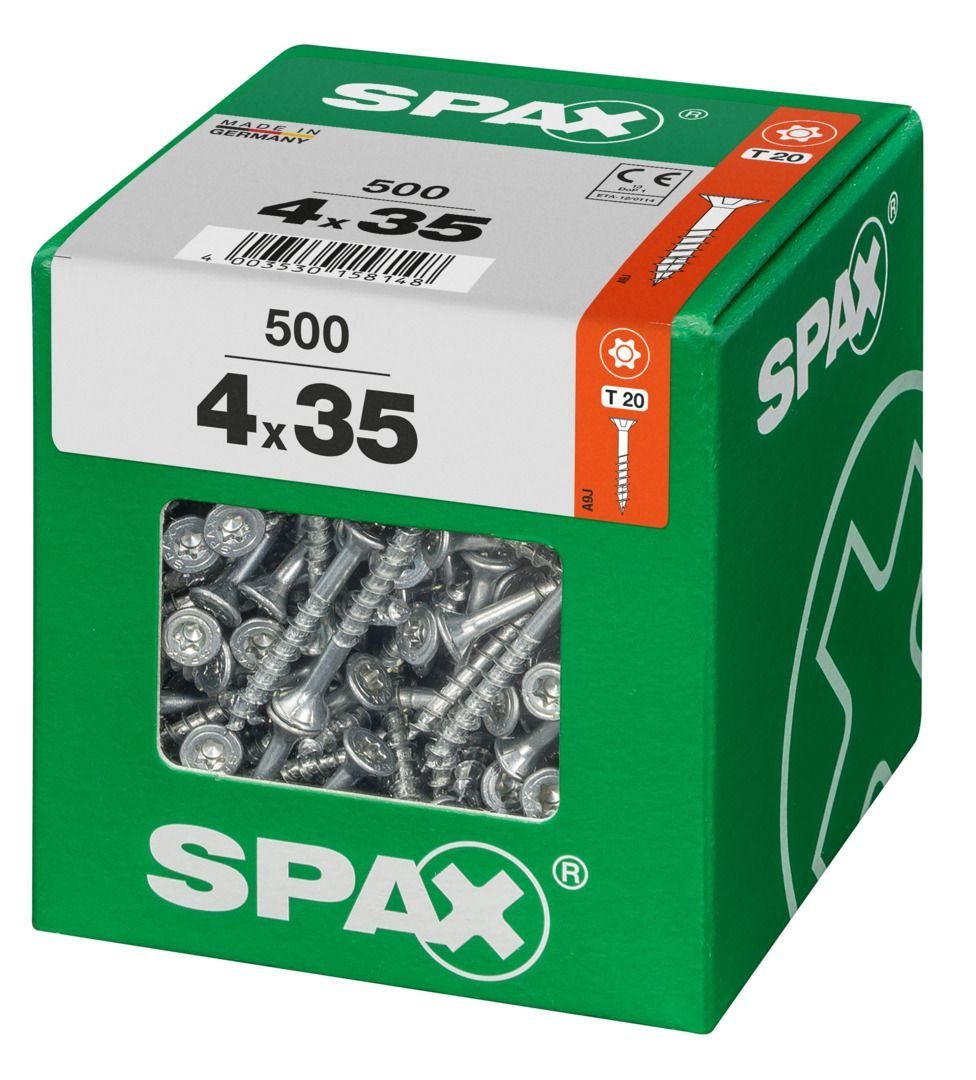 x Holzbauschraube Universalschrauben SPAX TX Spax 20 35 - 500 4.0 mm