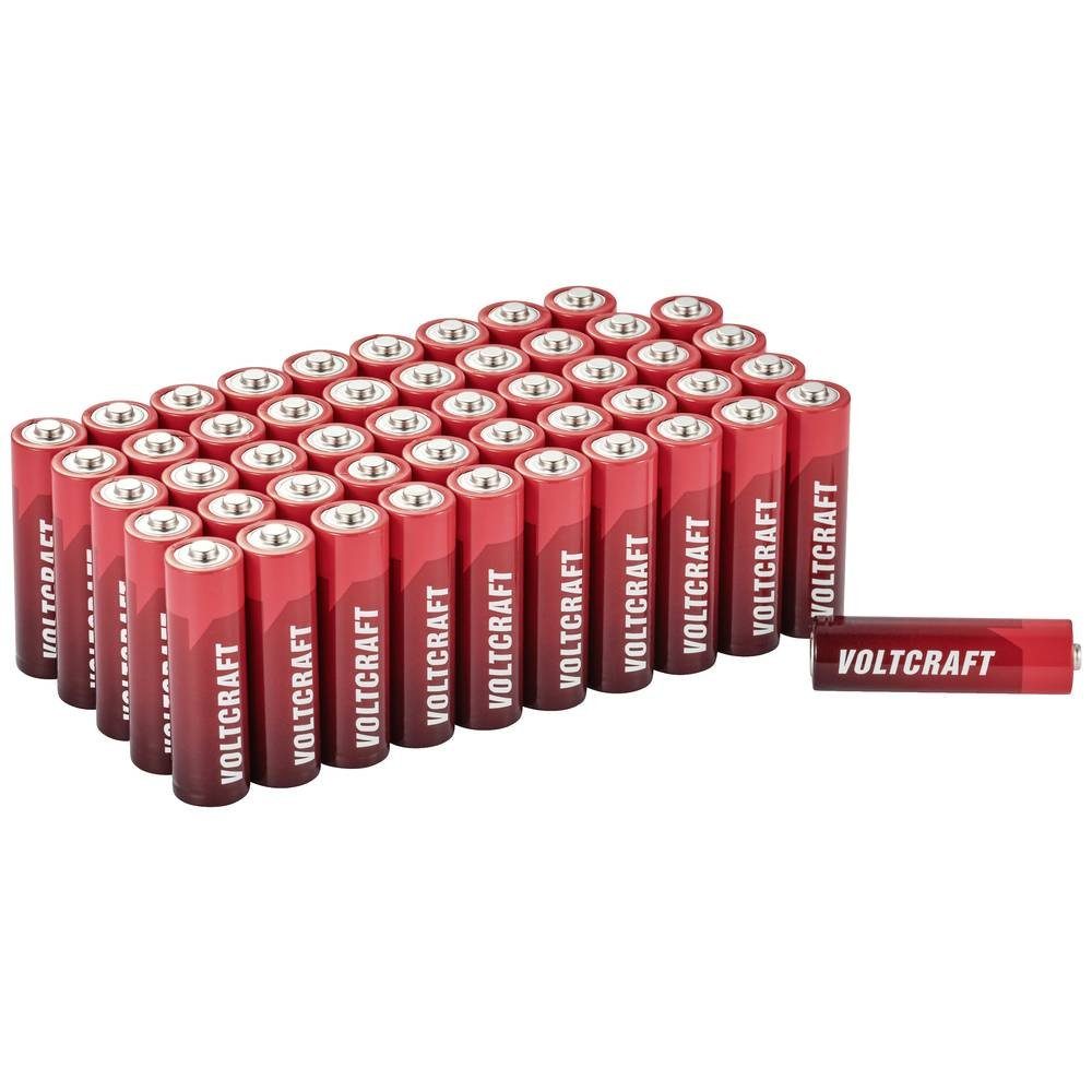 VOLTCRAFT Industrial Mignon-Batterien 50er-Set Akku