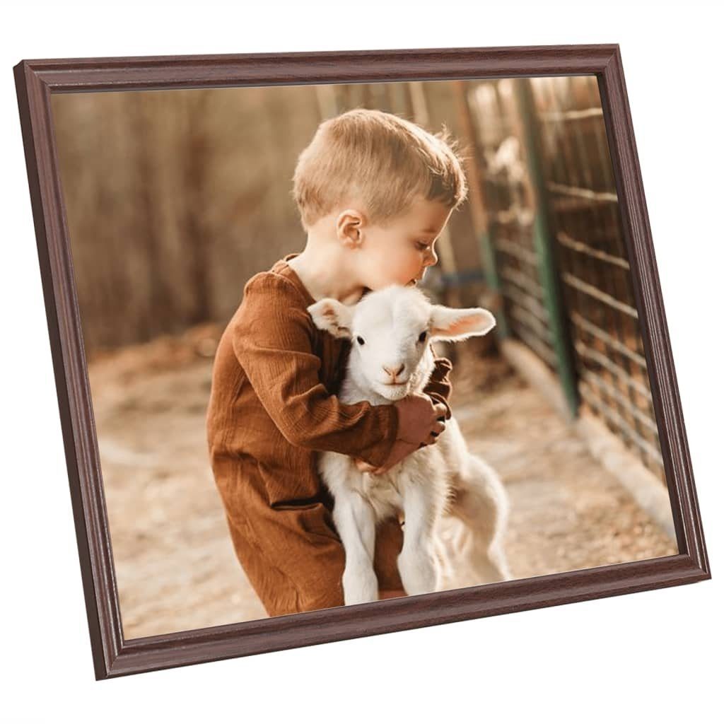 möbelando Bilderrahmen Weidenthal, (3er Set), aus MDF, PS (Polystyrol) in Braun. Abmessungen (B/H) 20x25 cm