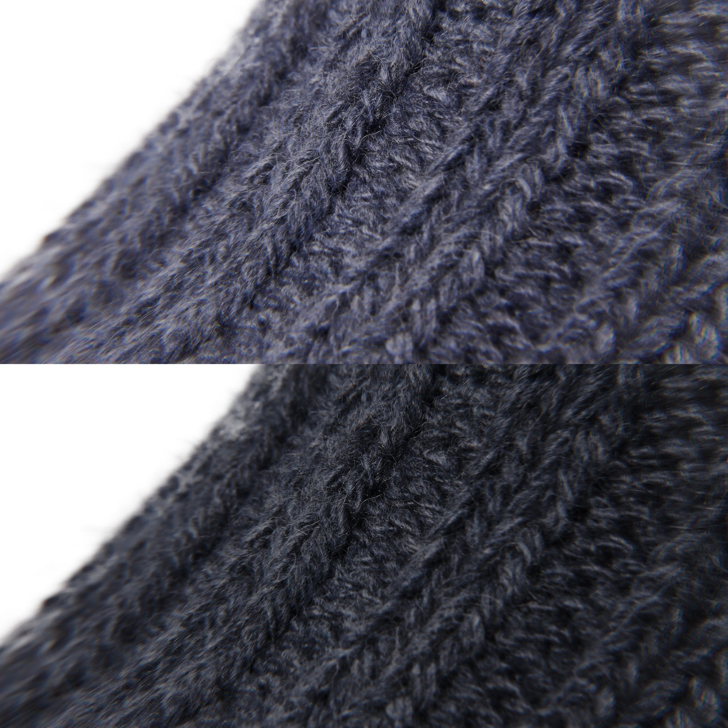 BRUBAKER Kuschelsocken warme dicke Alpaka Socken (Set, 4-Paar, mit Alpakawolle) Wintersocken für Damen und Herren