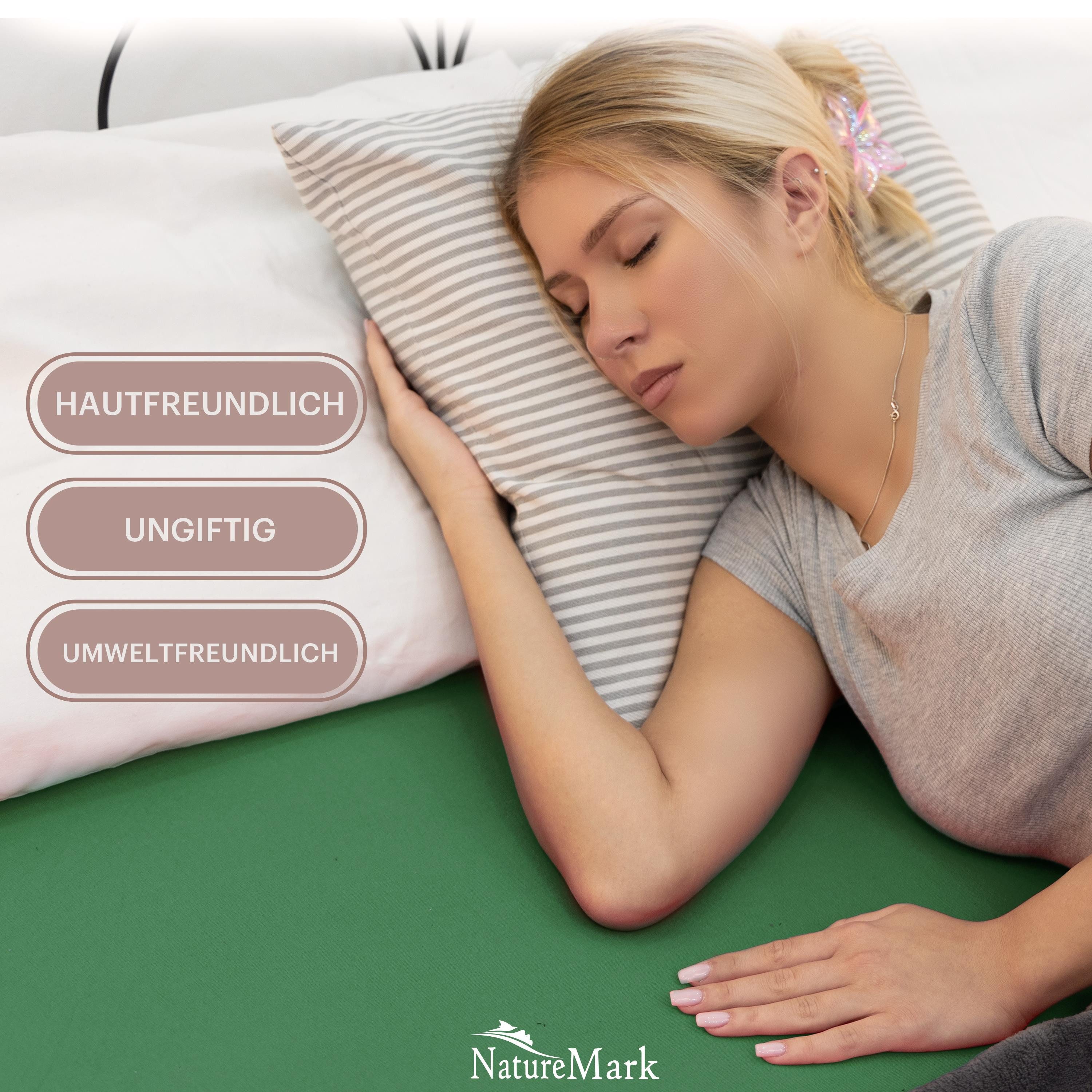 NatureMark Spannbettlaken Jersey Basic Spannbetttuch, 100% Baumwolle, Gummi günstig online kaufen