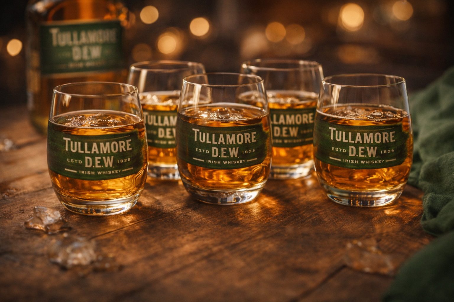 Mixcompany Gläser-Set Tullamore D.E.W. Whisky Gläser 6er Set – Original Irish Whiskey Tu – Bild 3 von 4