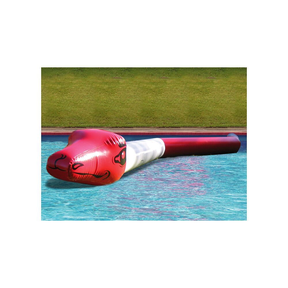 Airkraft Badeinsel Wasserobjekt Seeschlange, Licht- und chlorresistentes Material für langen Badespaß