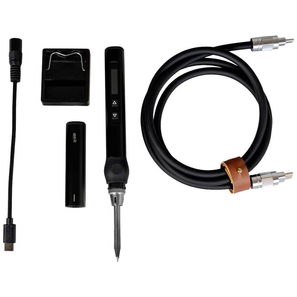 Joy-it Lötkolben Hochleistungs-Lötkolben, USB-C® PD, 65 Watt, 80 - 240 C, 9 JT-SI01