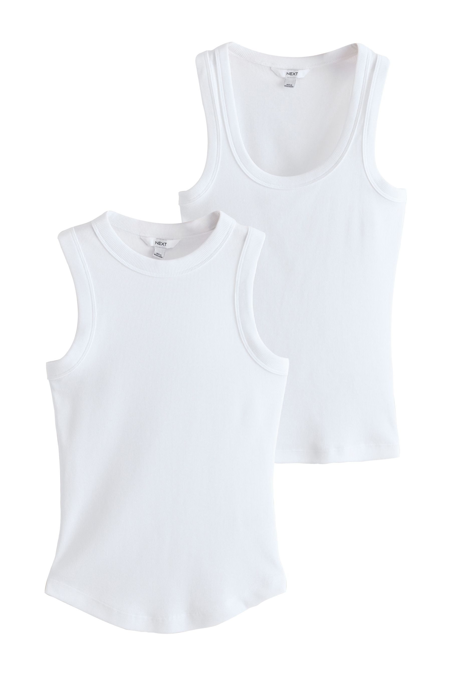 Tanktop Geripptes Trägertop mit Racerback