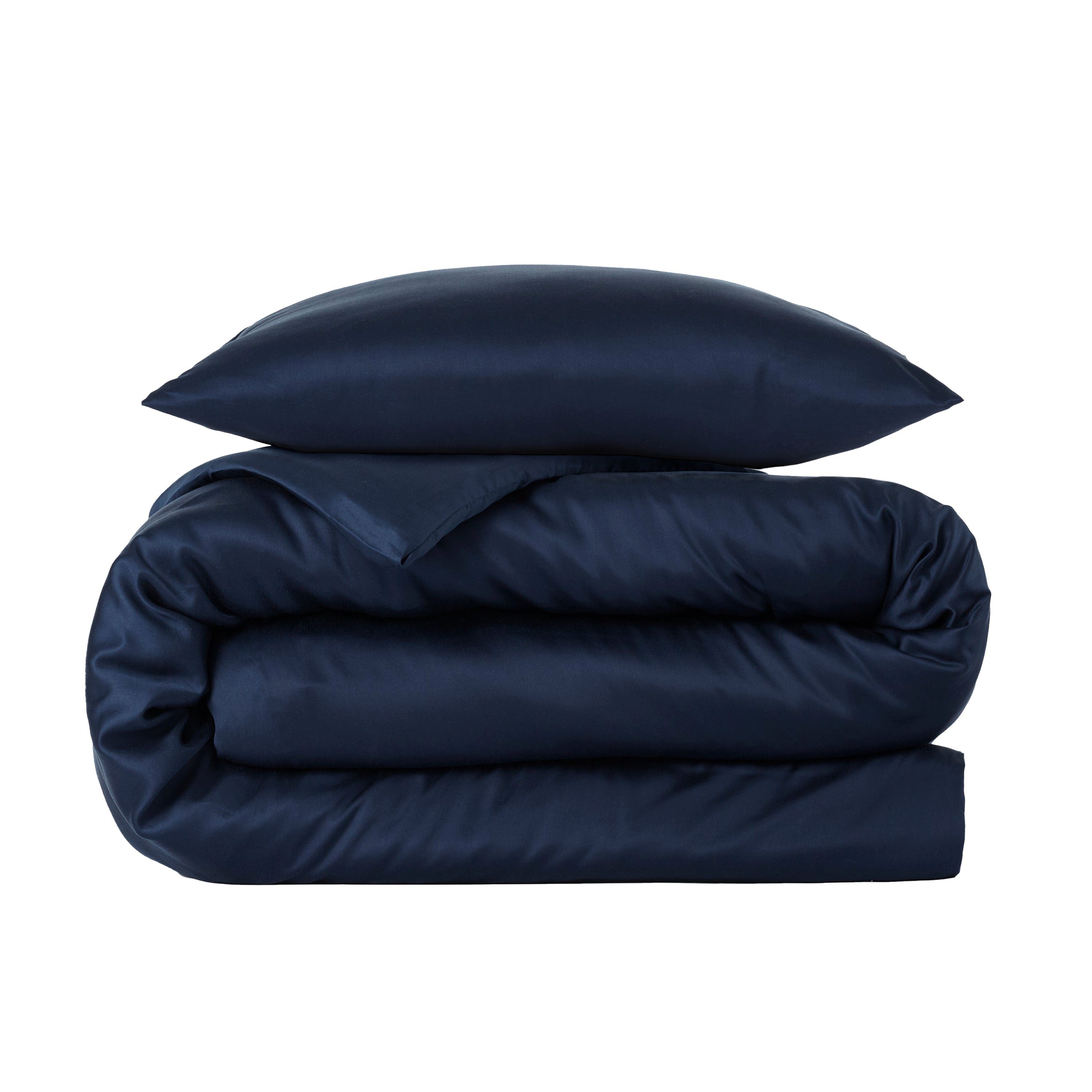 twenty:three® Bettwäsche Lyocell Bettwäsche Midnight Blue, günstig online kaufen