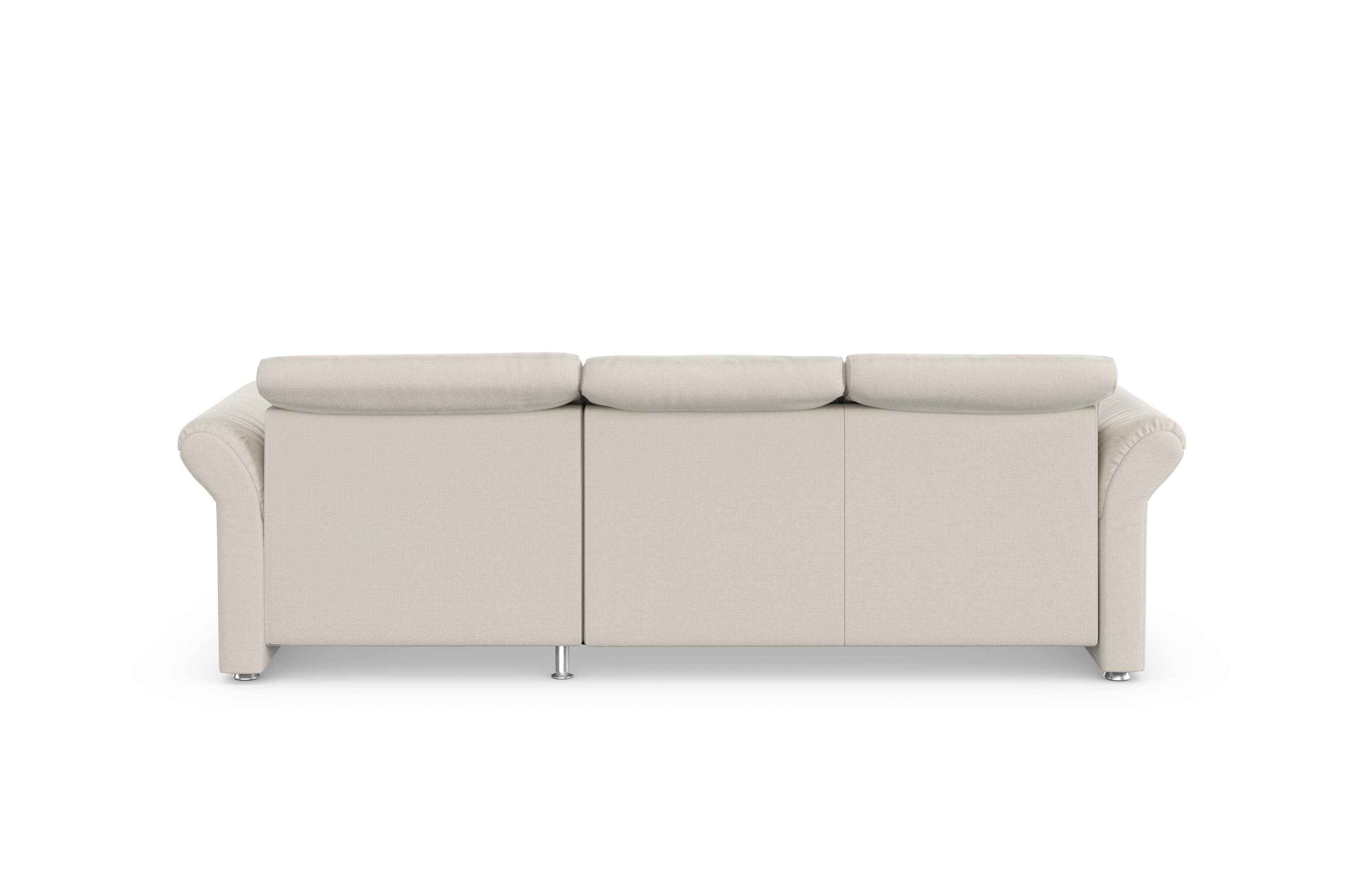 sit&more Ecksofa Apulia, Armteilverstellung und Bettfunktion, und wahlweise Bettkasten Kopf