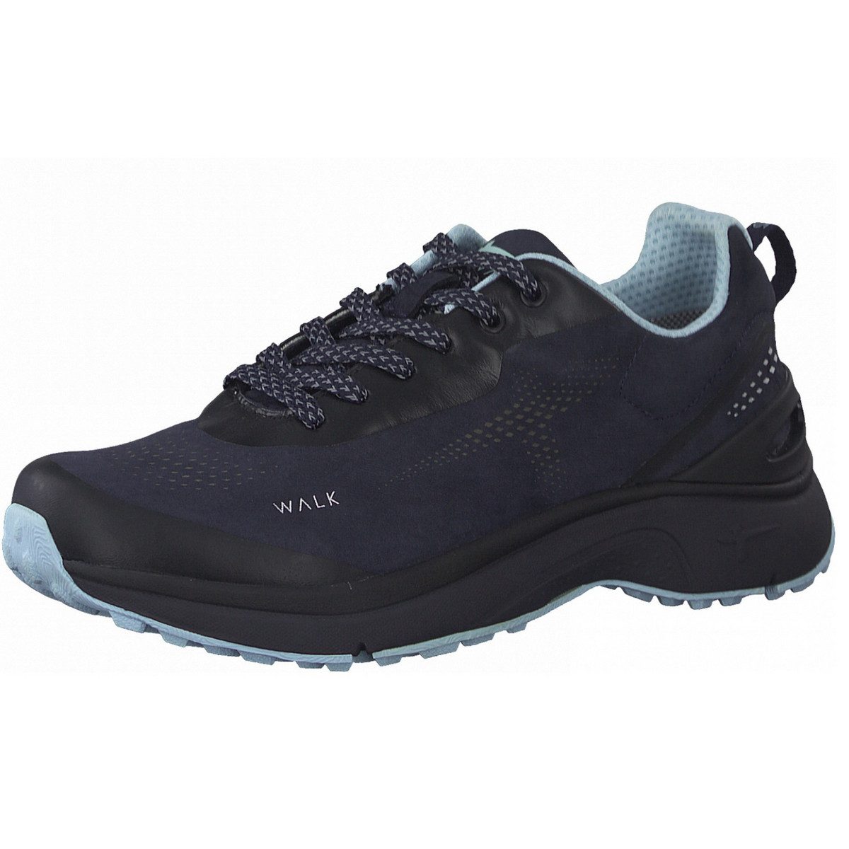 Freizeit Schnürer für Damen in dunkelblau Sneaker