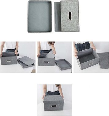 FIDDY Aufbewahrungskorb Aufbewahrungsbox Accessoire-Organizer Aufbewahrungskasten mit Deckel (1 St)