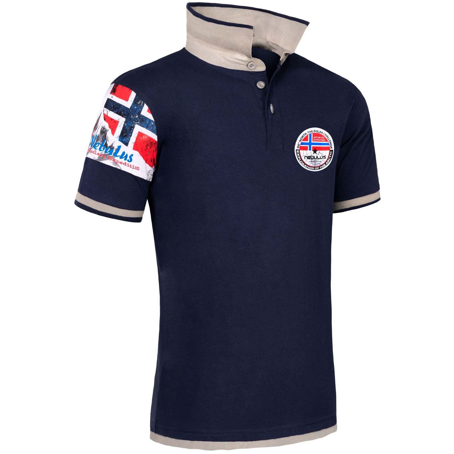 Poloshirt PARAS, P4008 - Herren, navy-grau, M
