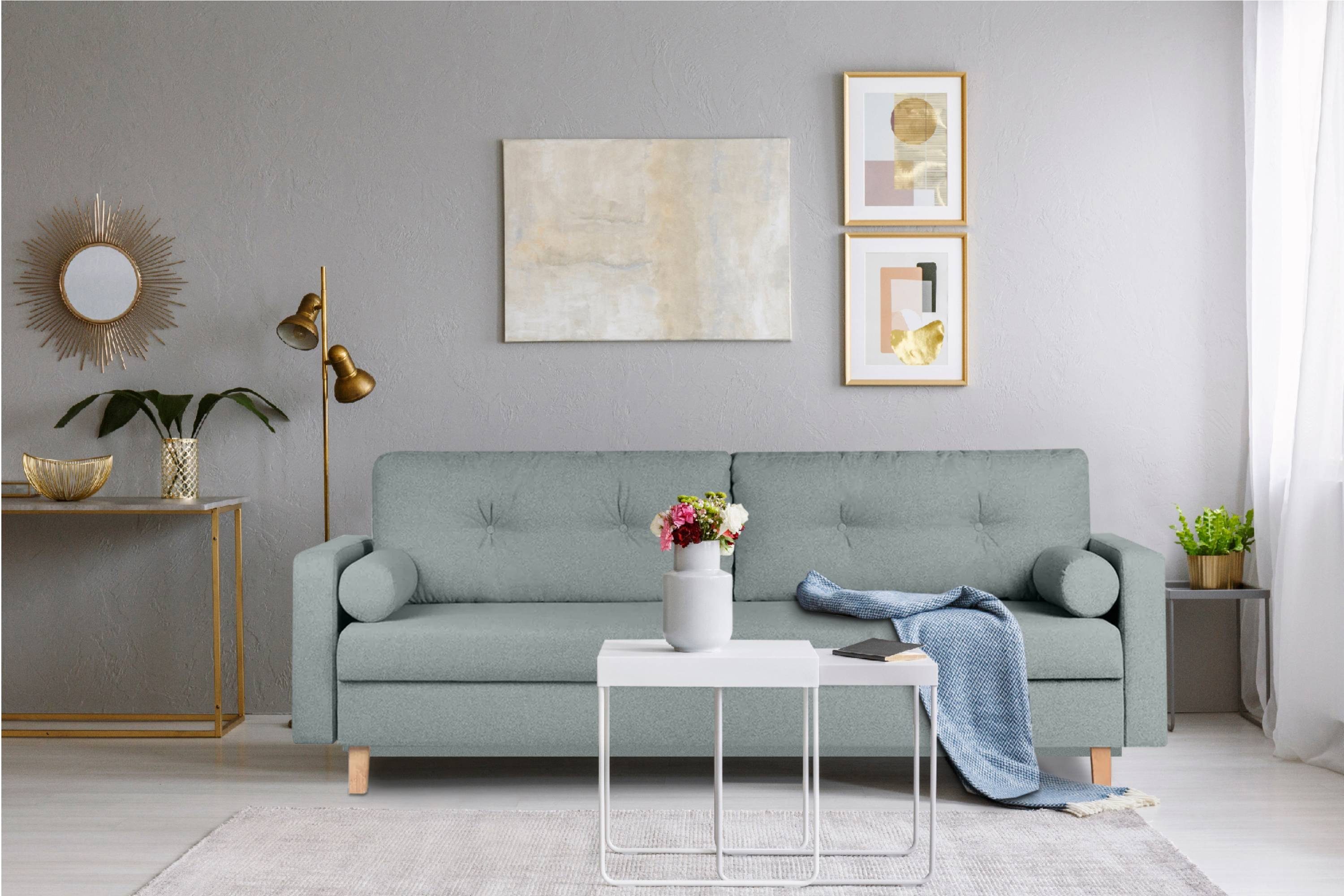 KONSIMO® Schlafsofa ERISO Sofa 3-Personen, ausziehbare günstig online kaufen