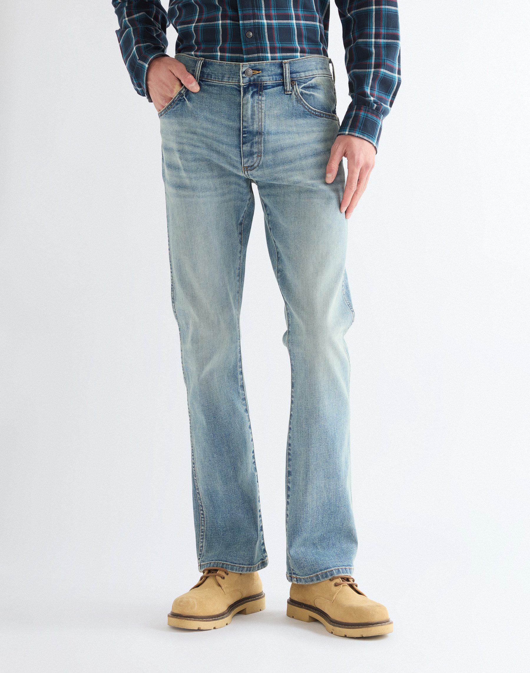 Wrangler Bootcut-Jeans Foundation Bootcut fit