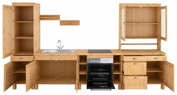 Home affaire Küchenzeile Oslo, Breite 350 cm, Arbeitsplatte 35mm stark, ohne E-Geräte