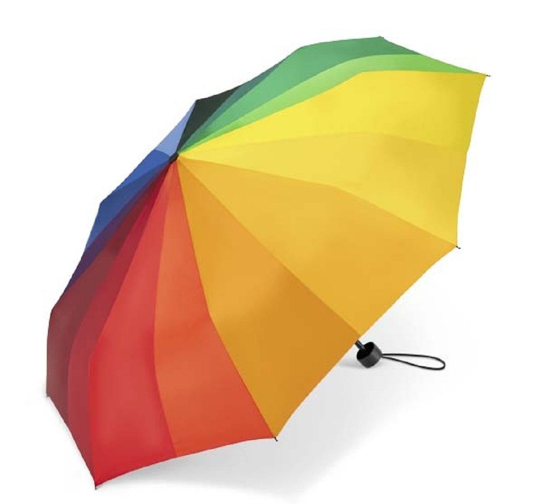 HAPPY RAIN Langregenschirm Essentials Super Mini Manuell multicolor, Windproof
